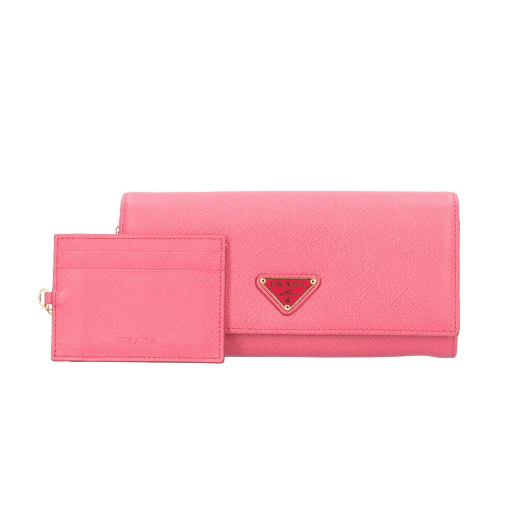 Prada Saffiano Long Wallet Leather