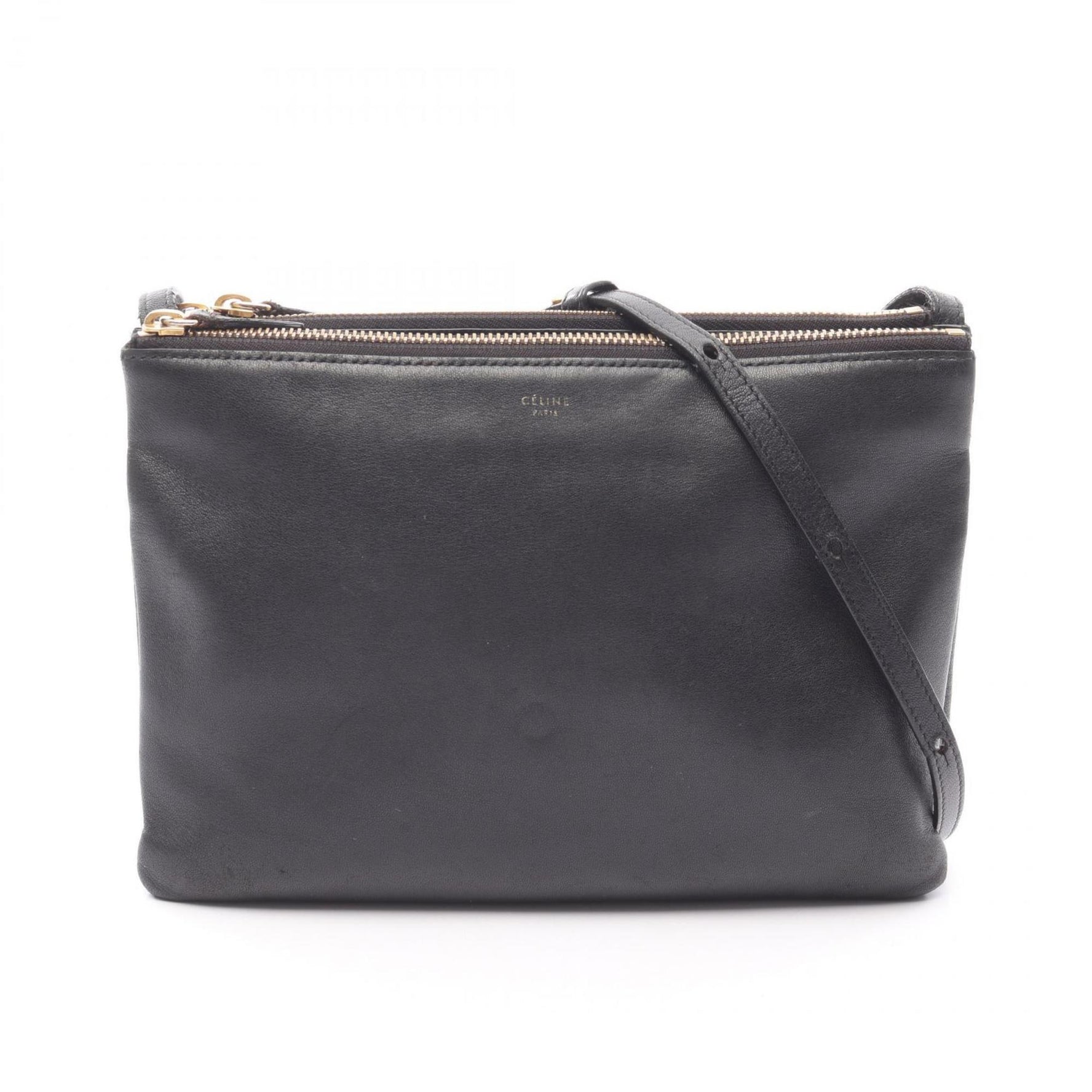 Celine TRIO LARGE Trio Large Shoulder Bag, Leather