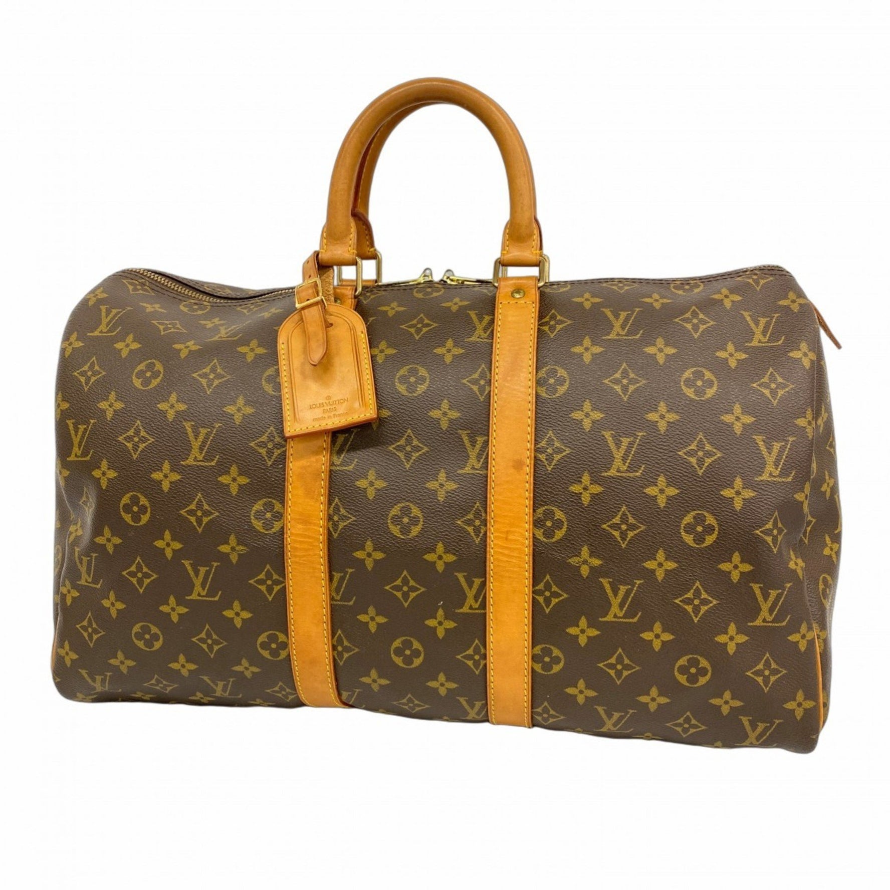 Louis Vuitton Monogram Keepall 45 Boston Bag Men's and