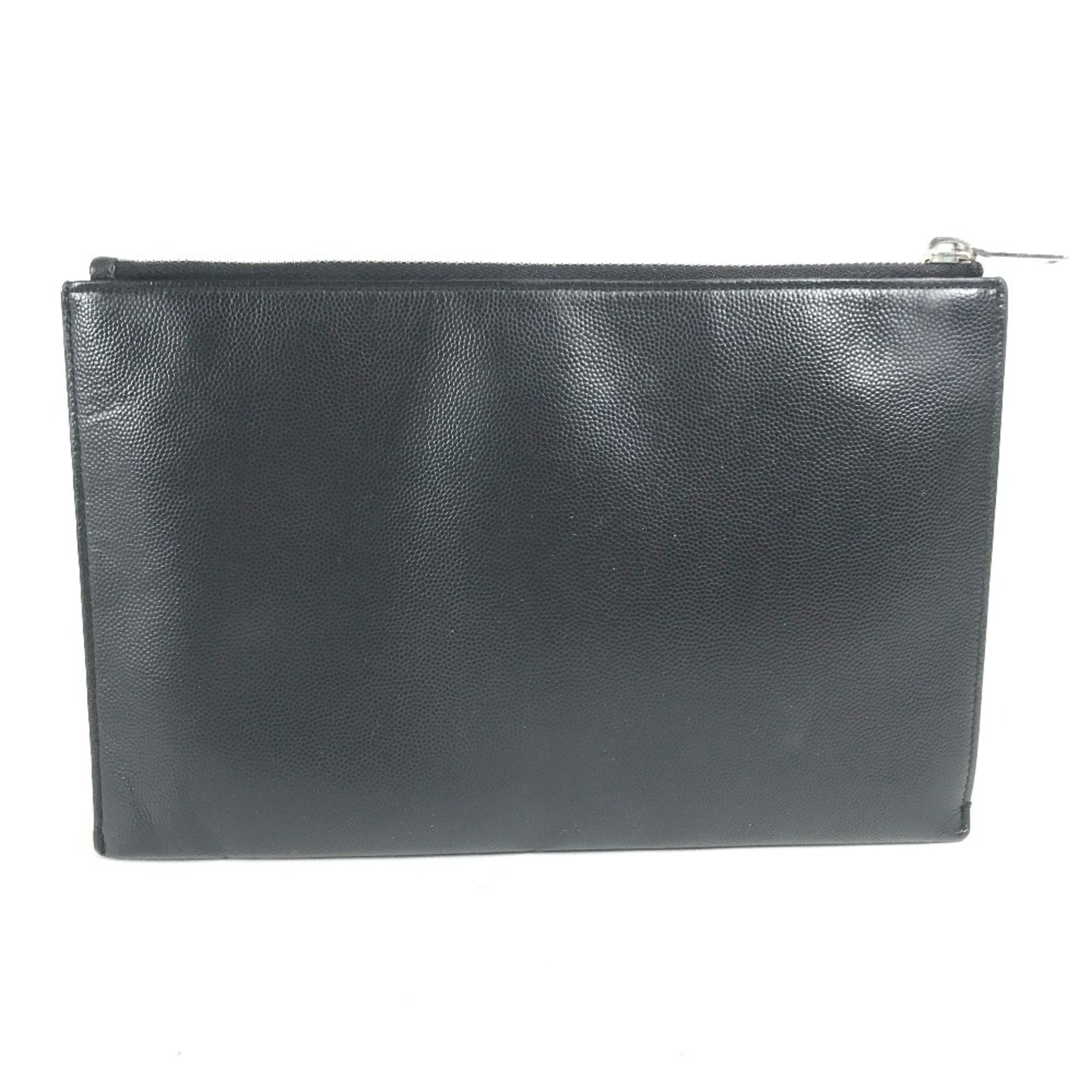 Saint Laurent Paris Pouch Clutch Bag Leather Men's