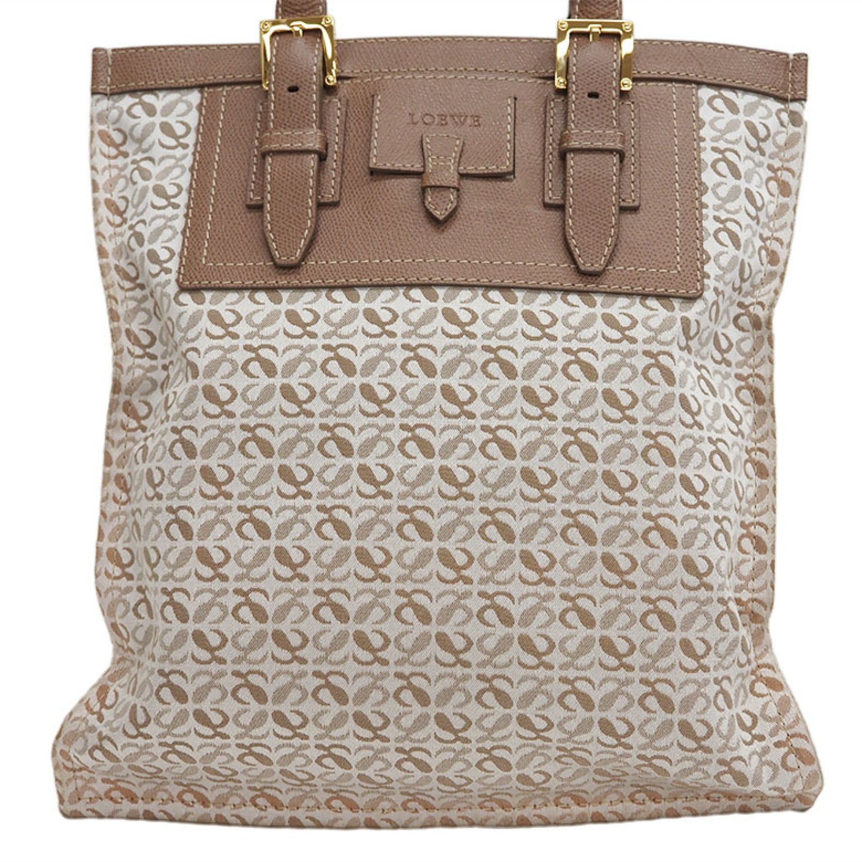 LOEWE Repeat Anagram Canvas Tote Bag Sub Ladies