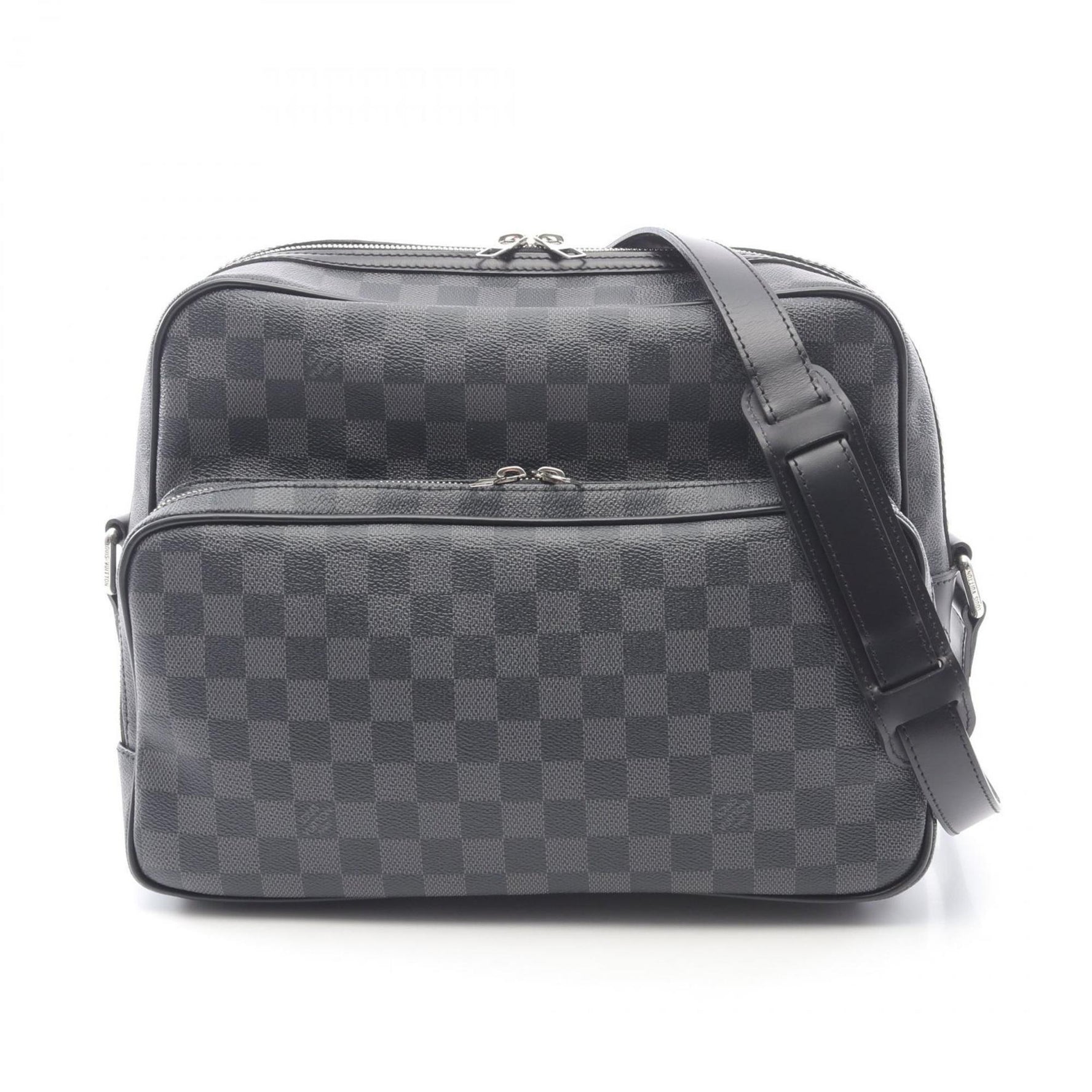 Louis Vuitton Io Shoulder Bag, Coated Canvas and Leather with Damier Graphite Finish