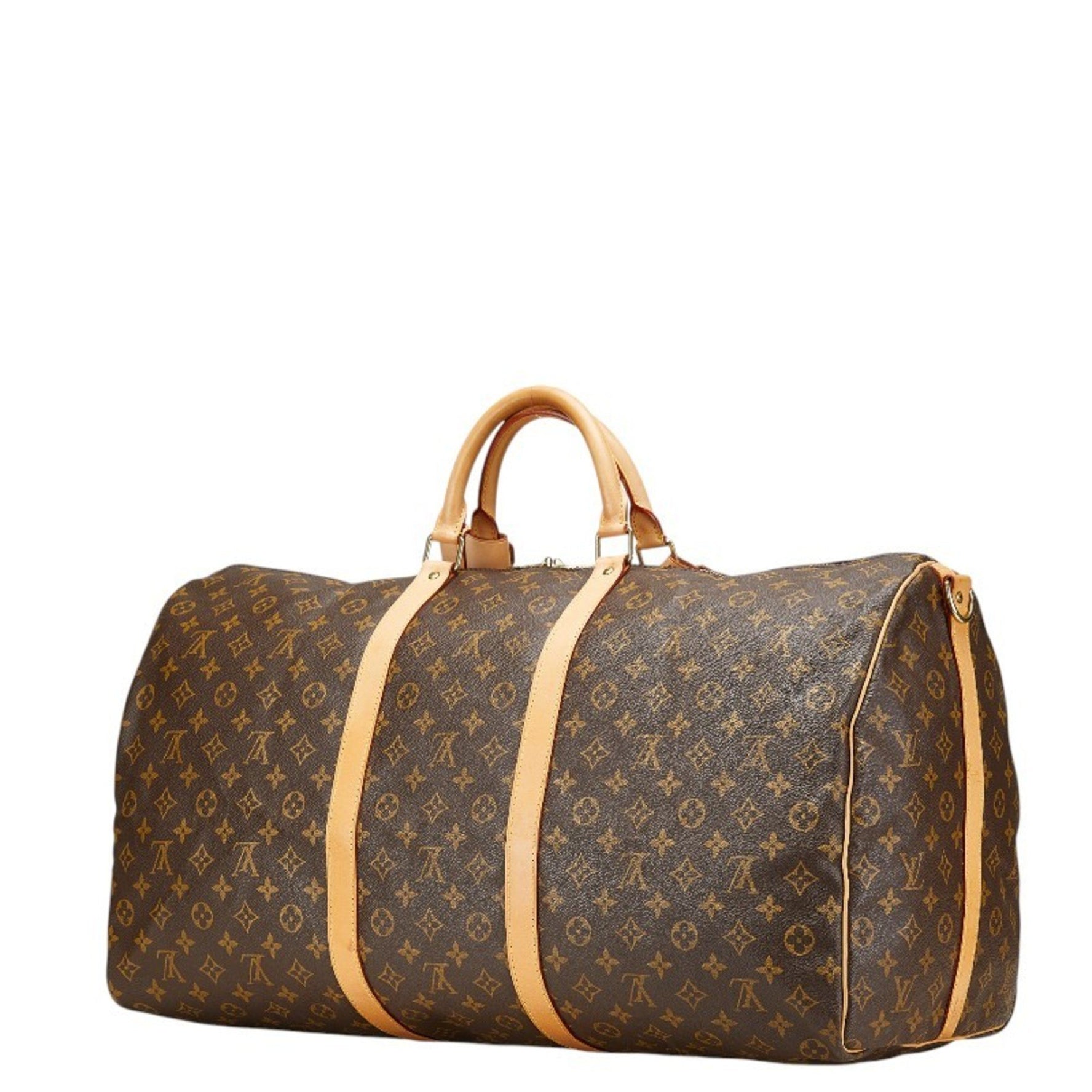 Louis Vuitton Monogram Keepall Bandouliere 60 Boston/Shoulder Bag, PVC Leather