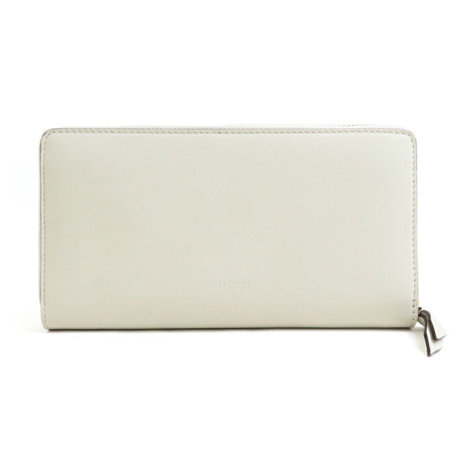 GUCCI Round Long Wallet GG Marmont Leather