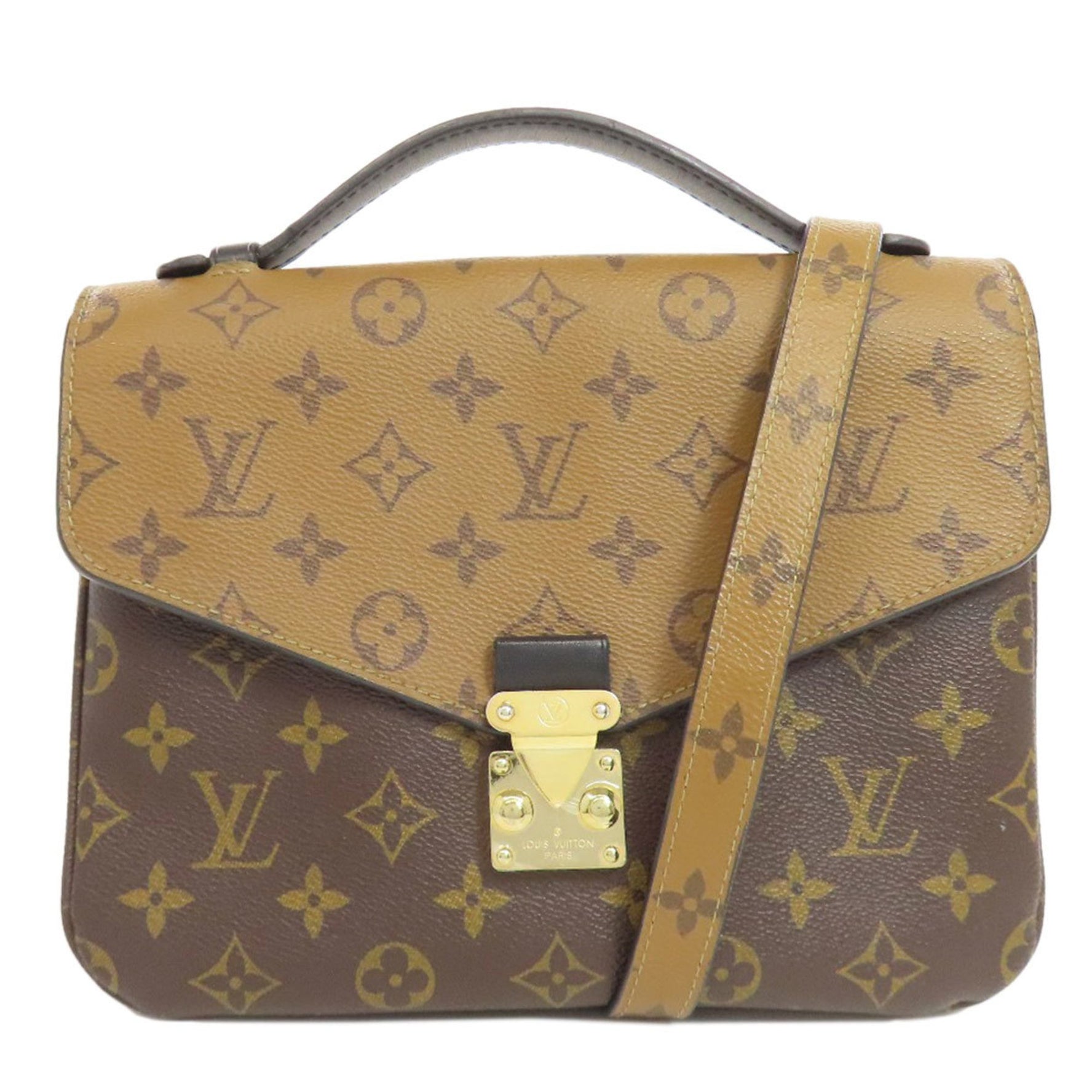 Louis Vuitton Pochette Metis Handbag Monogram Reverse