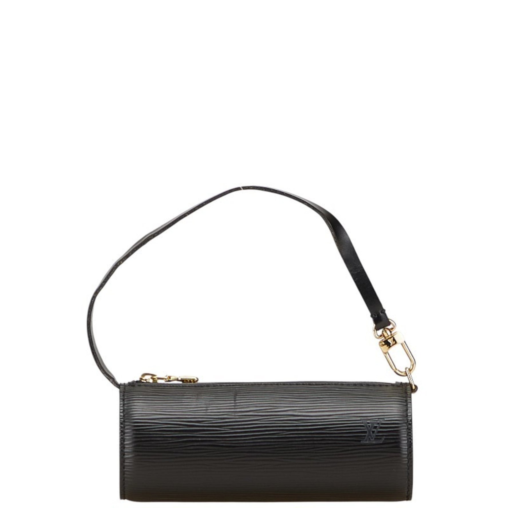 Louis Vuitton Epi Soufflot Accessory Pouch Noir Black Leather LOUIS VUITTON
