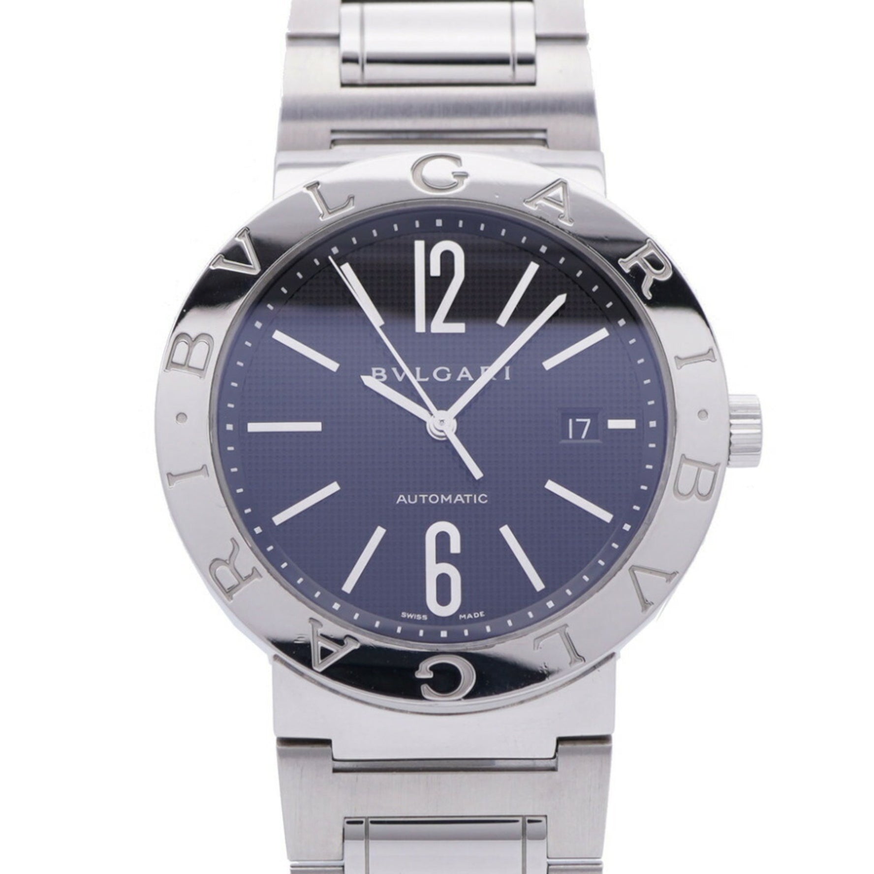 BVLGARI Automatic Watch SS Black Dial
