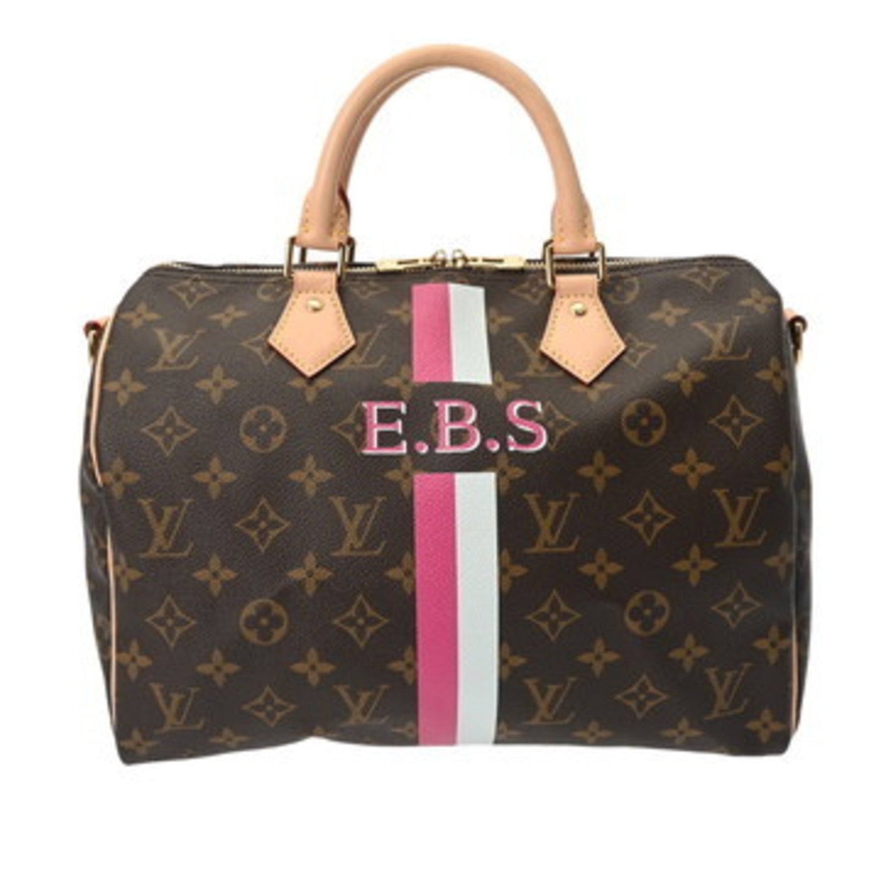 LOUIS VUITTON Monogram Speedy Bandouliere 30 Canvas Handbag