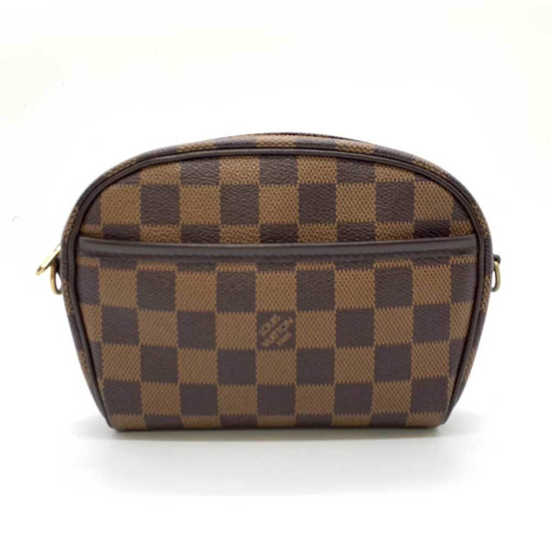 Louis Vuitton Bag Pochette Ipanema Ebene Brown Shoulder Waist Damier LOUISVUITTON