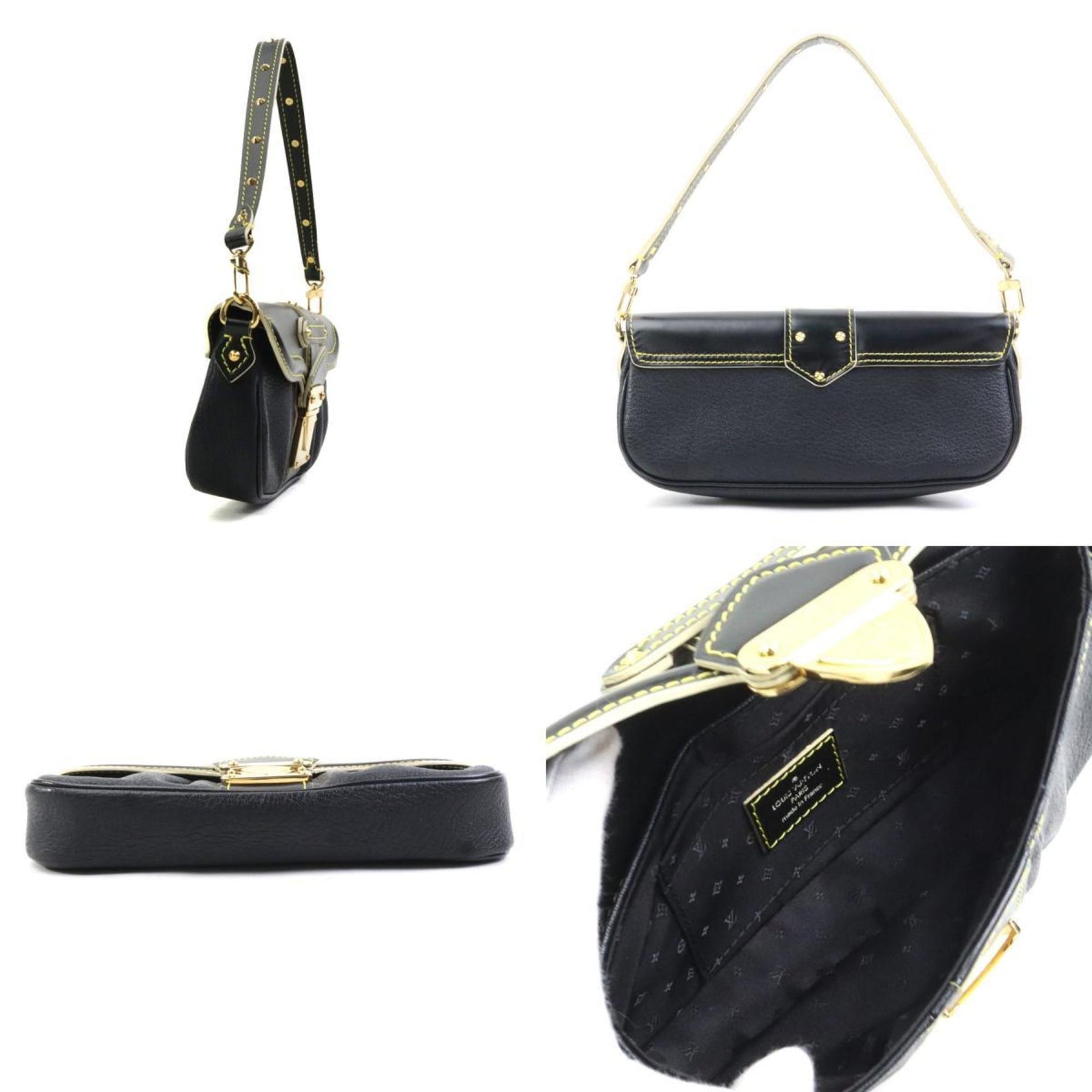 Louis Vuitton Handbag Clutch Bag Suhali Precieux Leather