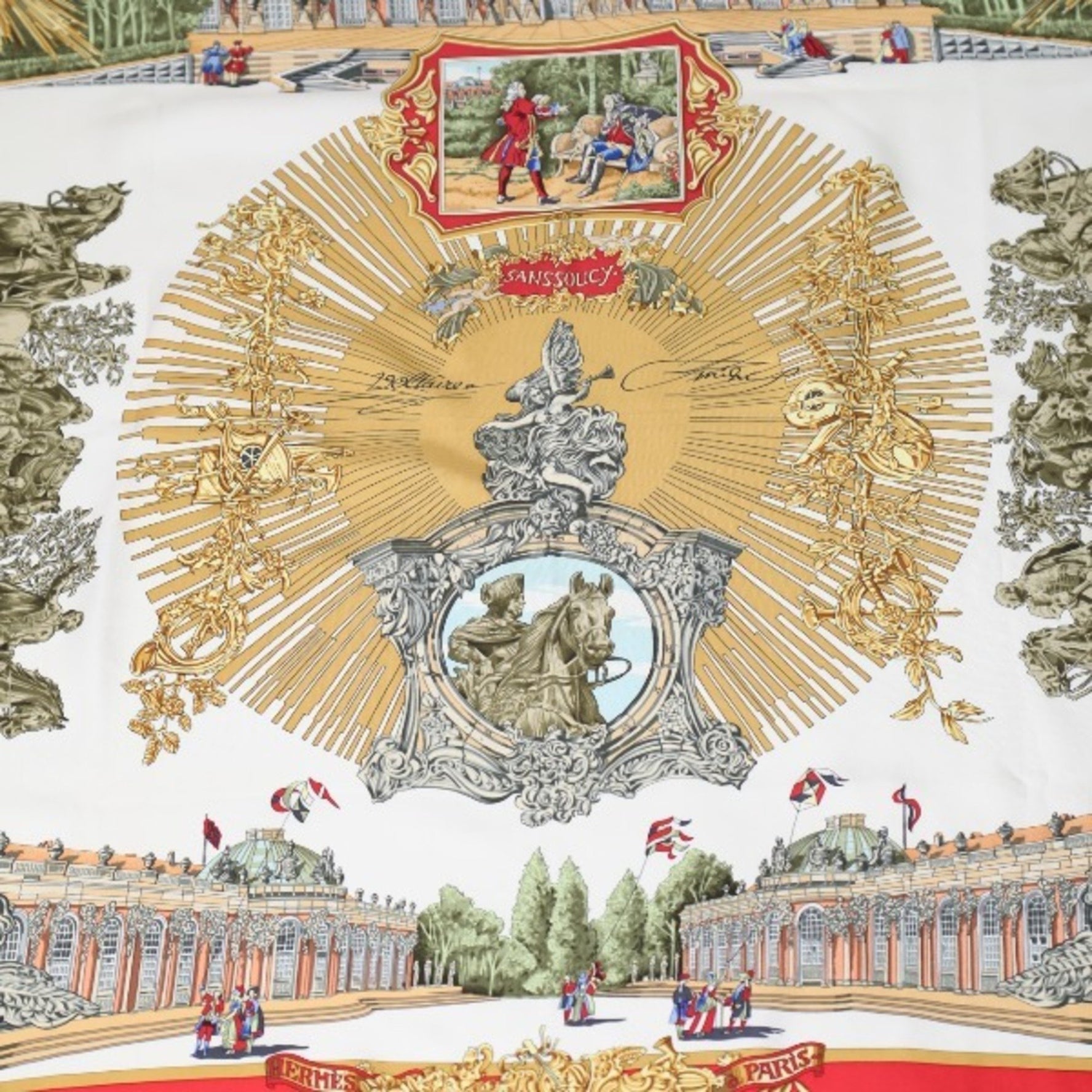 HERMES FREDERIC- Red Scarf