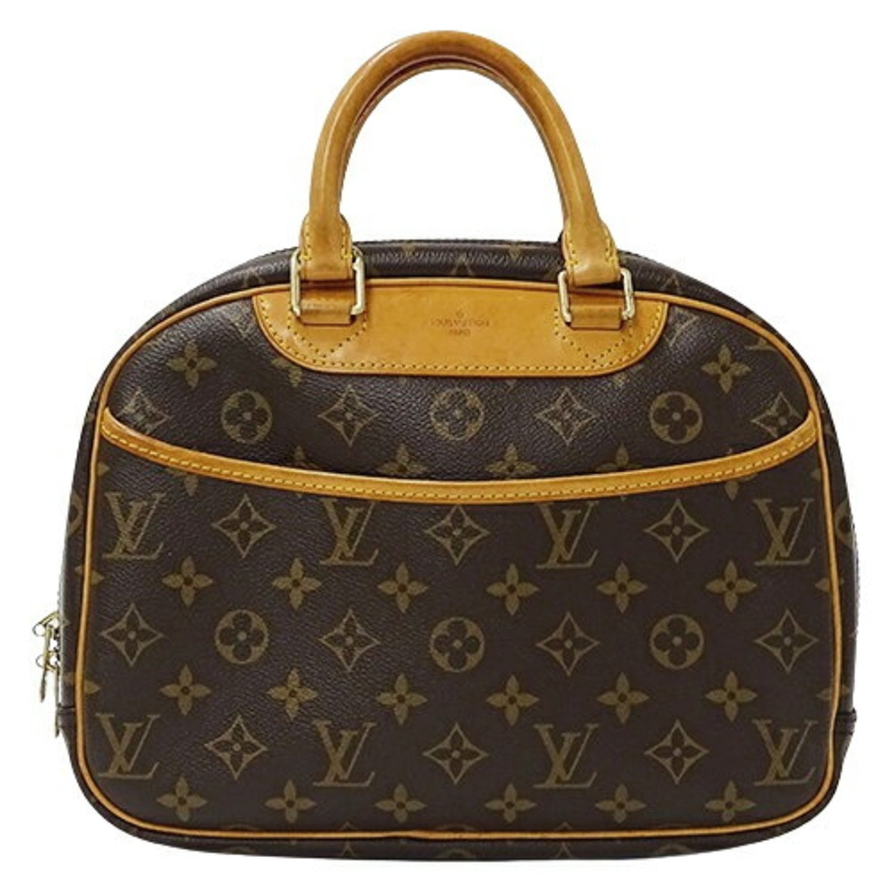 Louis Vuitton Monogram Handbag Trouville Brown