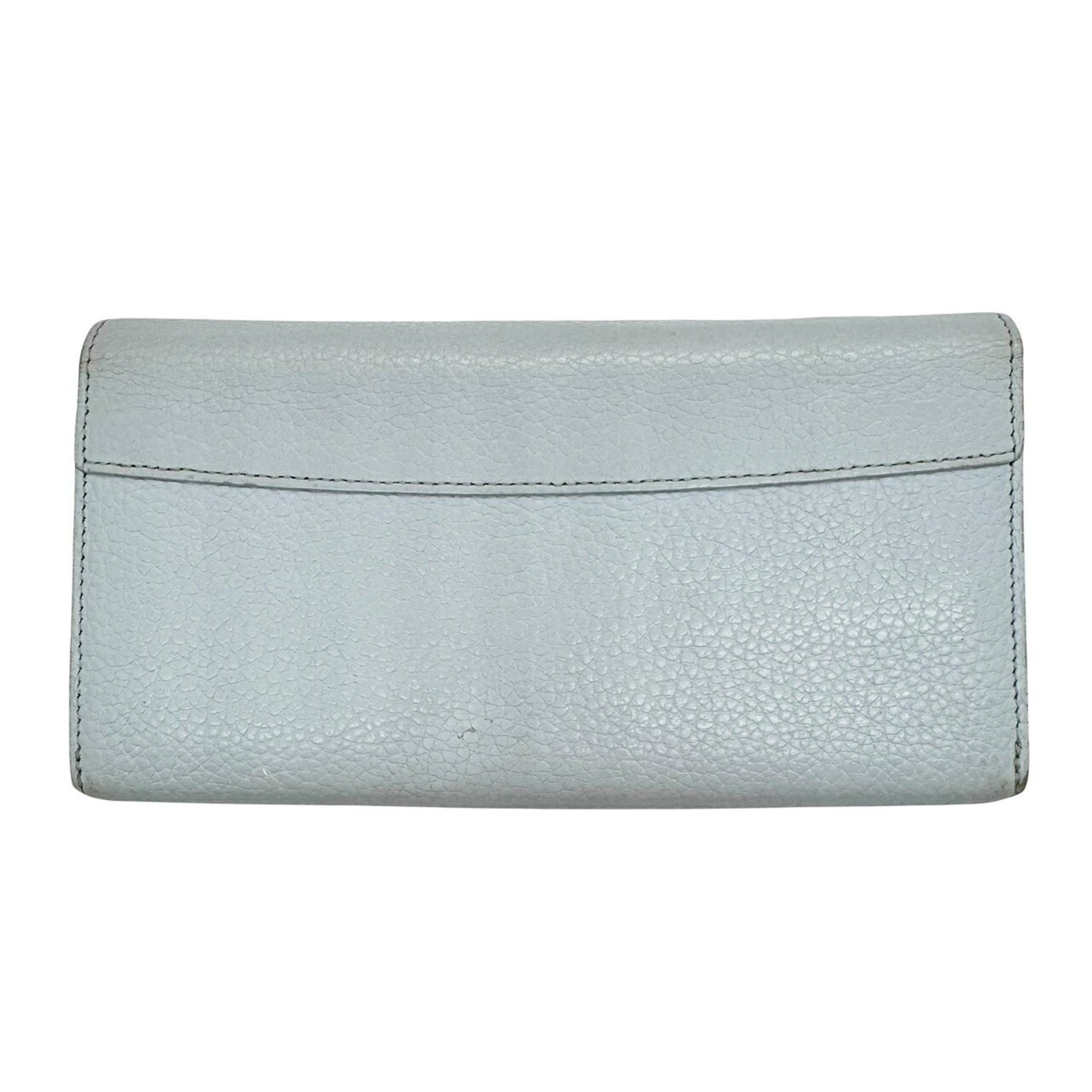 LOUIS VUITTON Louis Vuitton Portefeuille Capucines Long Wallet in Taurillon Leather, Light Blue