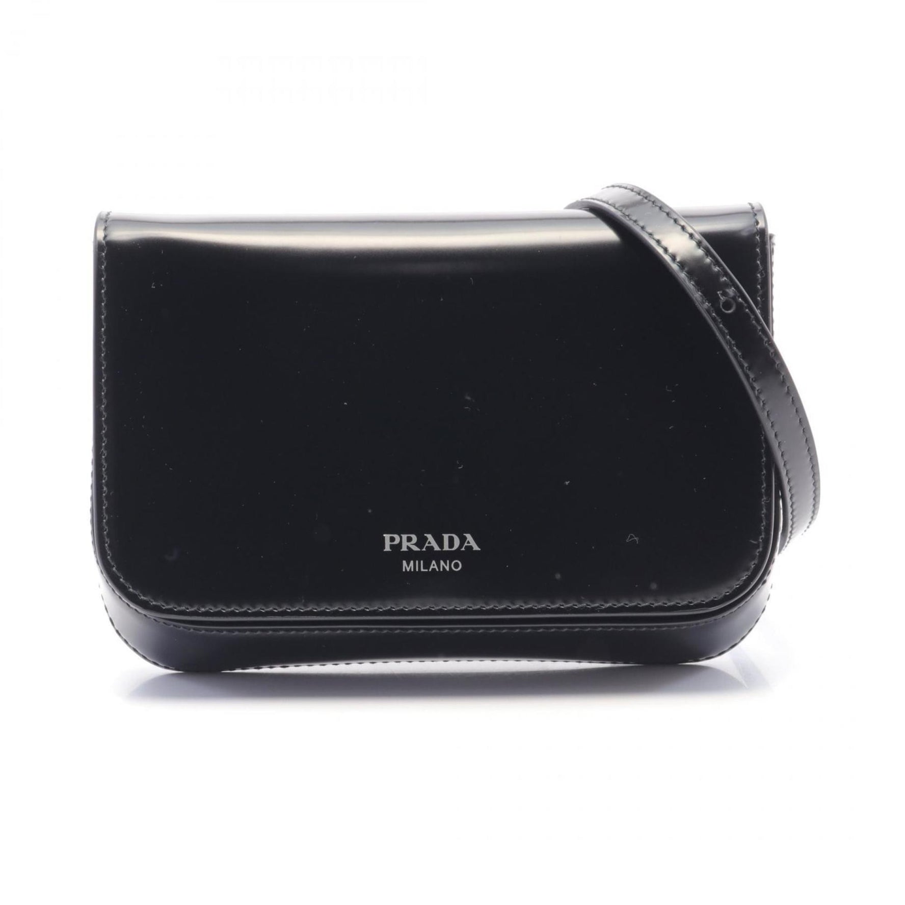 PRADA Shoulder Bag Leather
