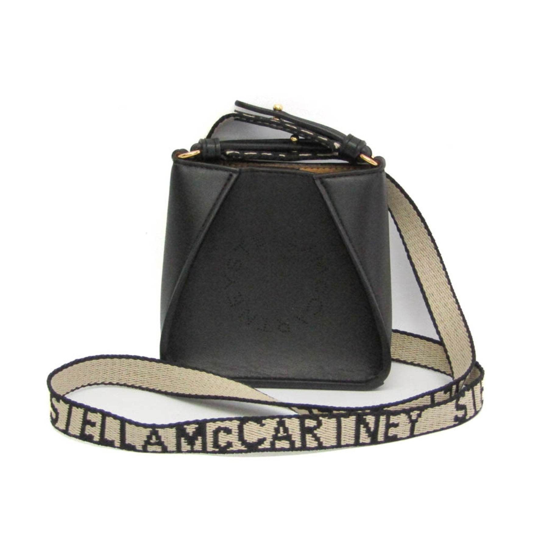 Stella McCartney Mini Stella Logo Polyester,Elastane Shoulder Bag