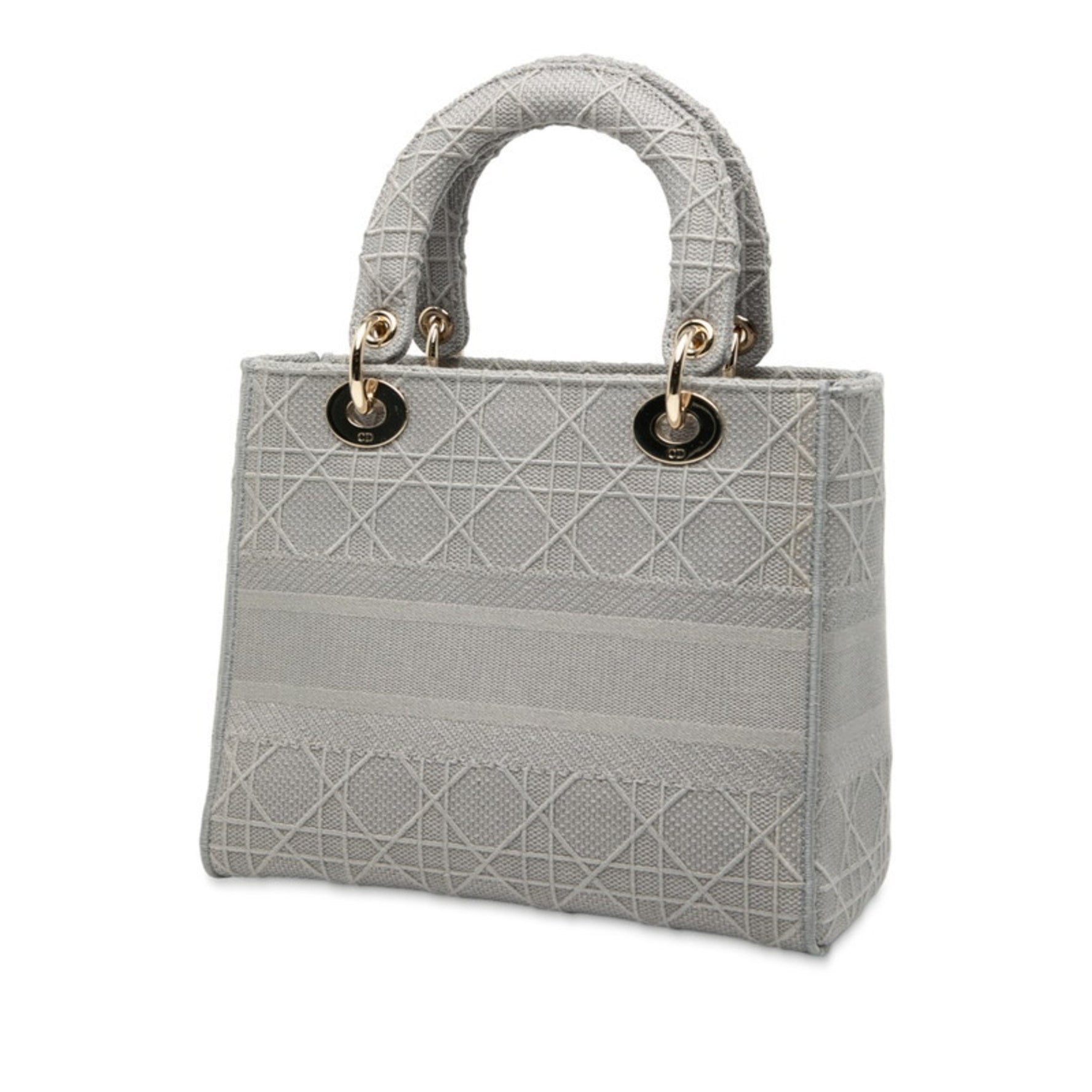 Christian Dior Dior Cannage Lady Medium Handbag/Shoulder Bag, Canvas