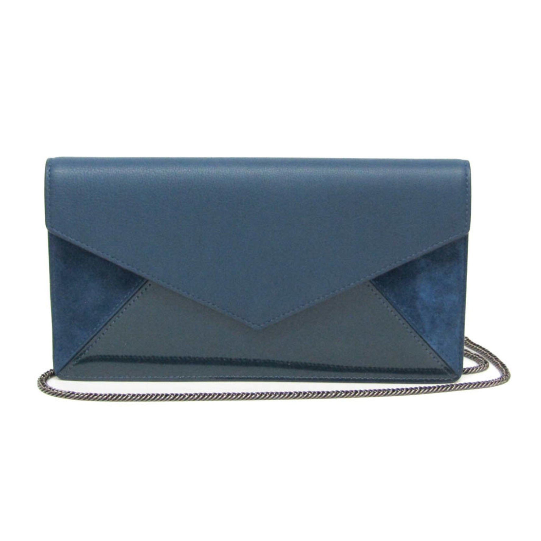Delvaux Chain Shoulder Mini Bag Women's Leather Clutch Bag,Shoulder Bag Blue