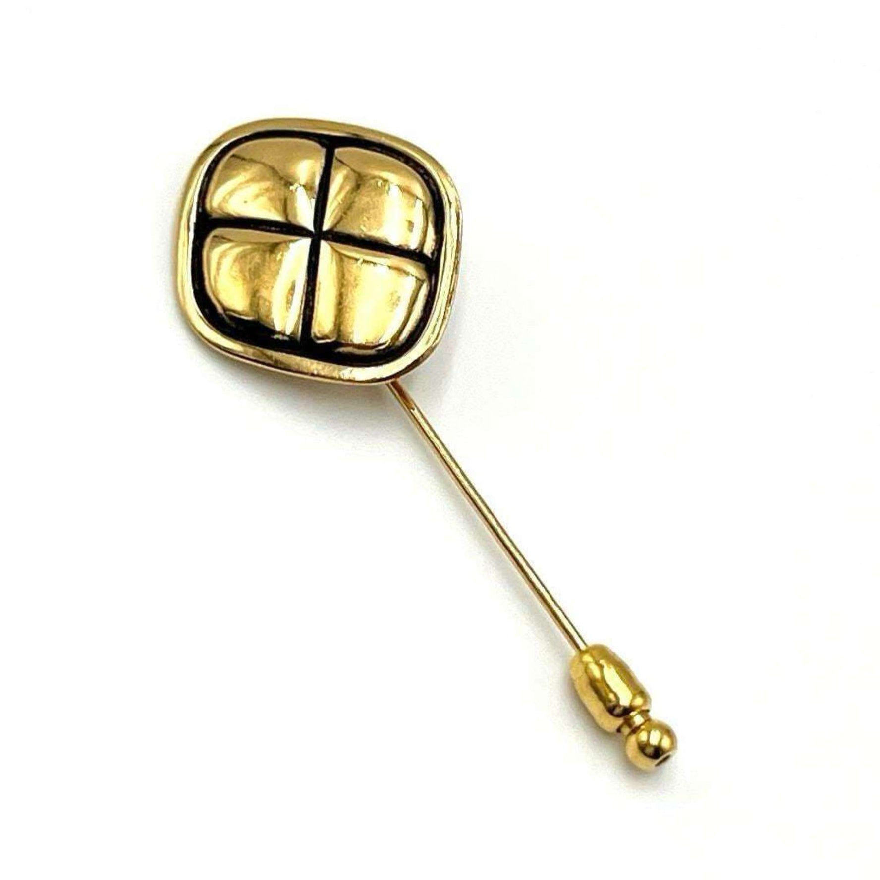 Chanel Brooch Pin Matelasse Vintage