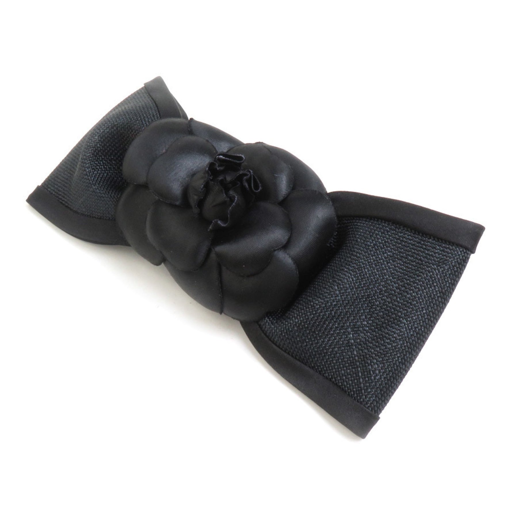 CHANEL Barrette Satin Nylon