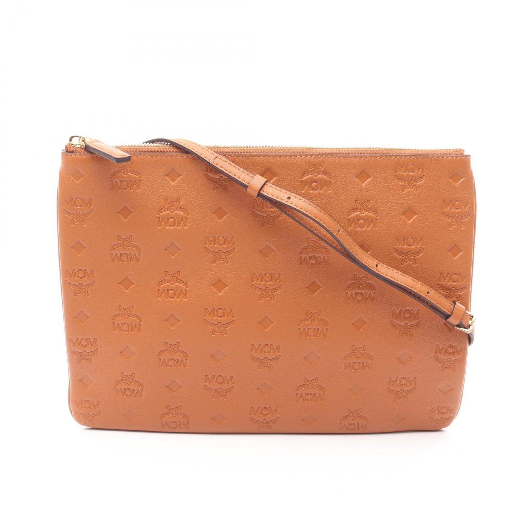 MCM Visetos Shoulder Bag, Leather
