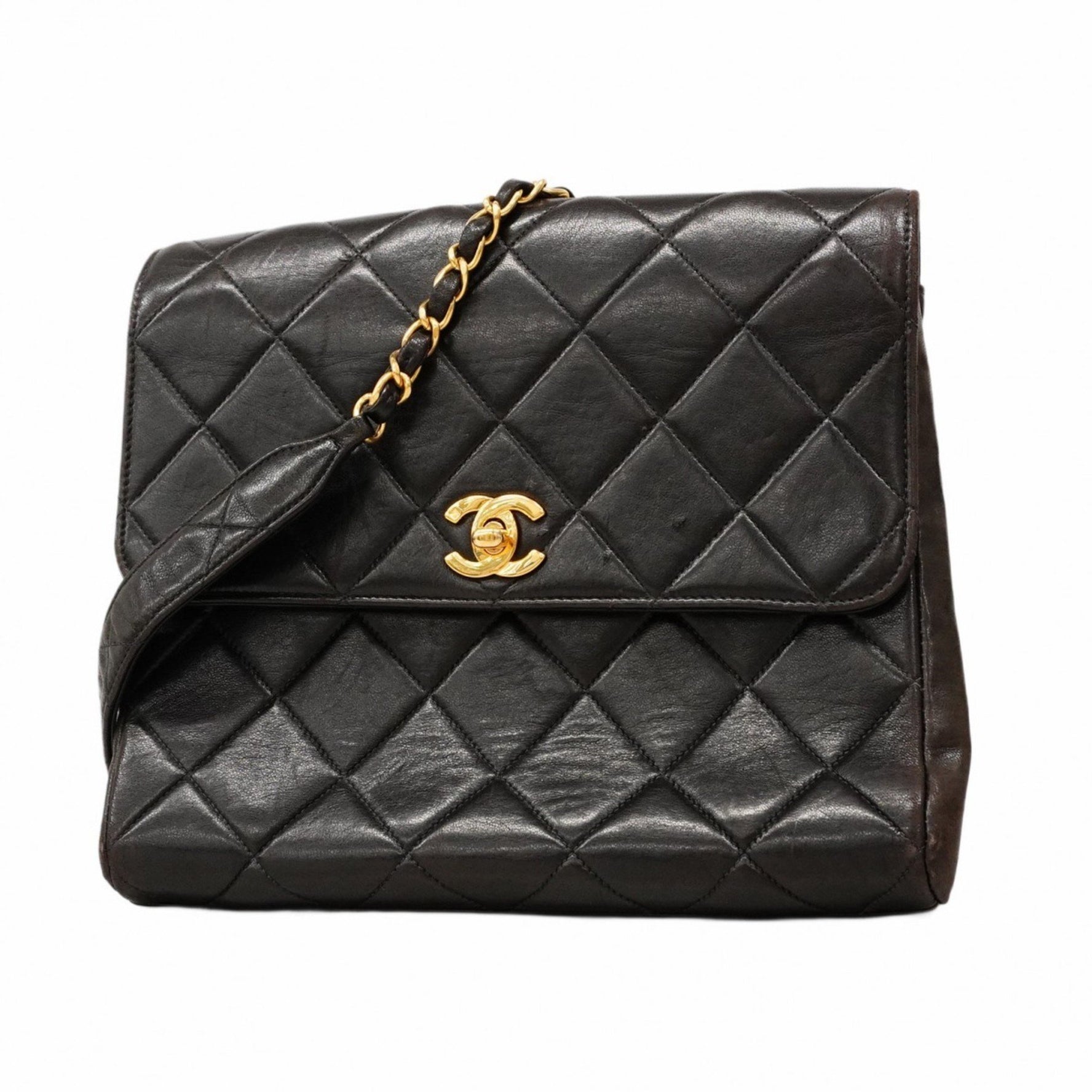 Chanel Matelasse Shoulder Bag with Chain Bag, Lambskin