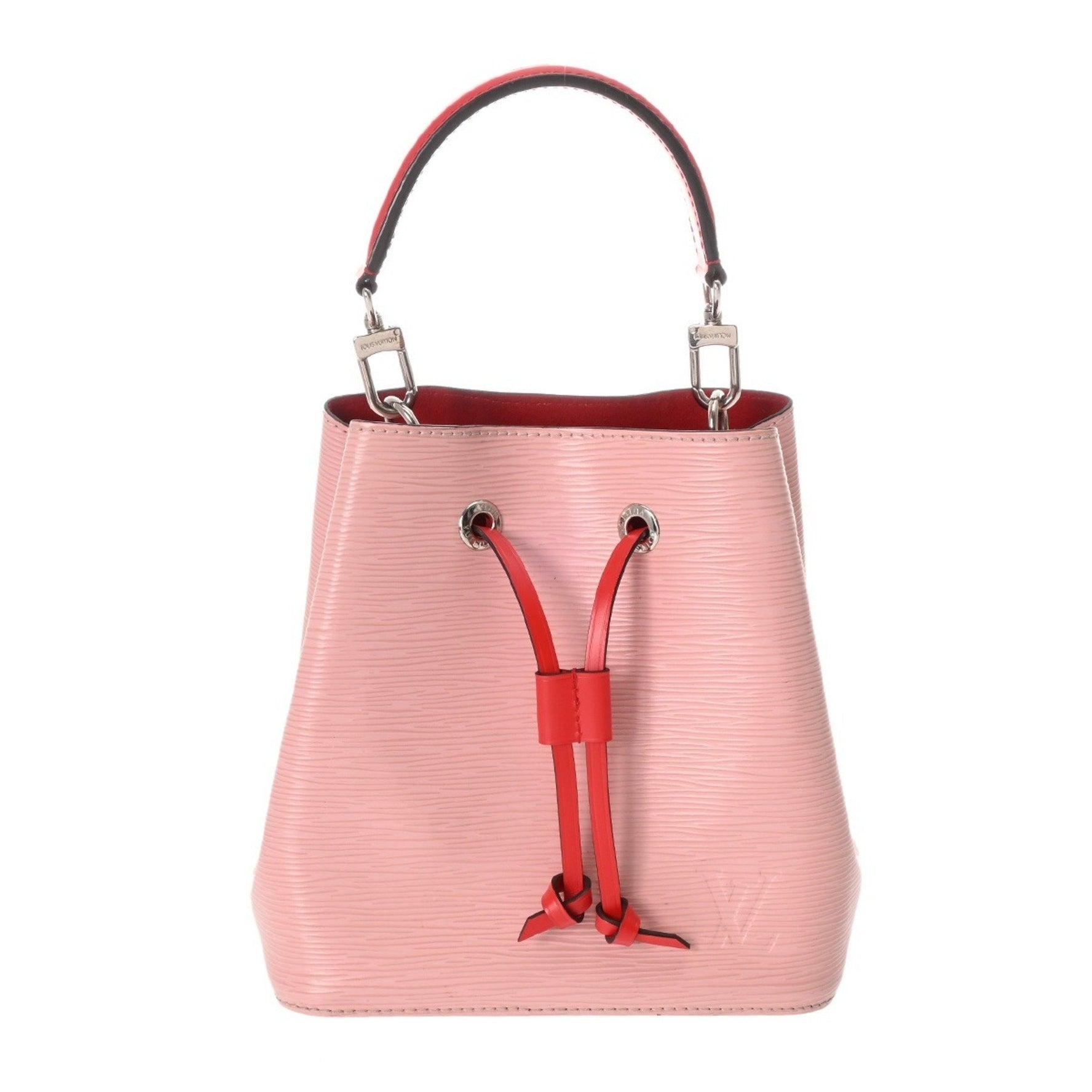 LOUIS VUITTON Epi NeoNoe Rose Ballerine Leather Handbag