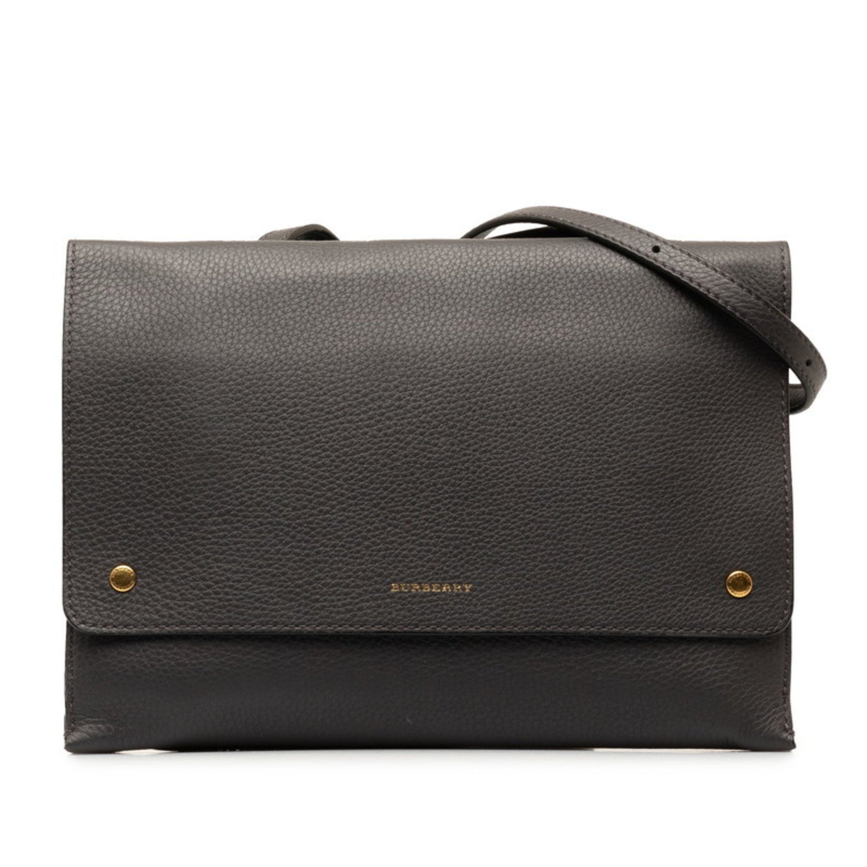 Burberry Shoulder Wallet Bag Leather