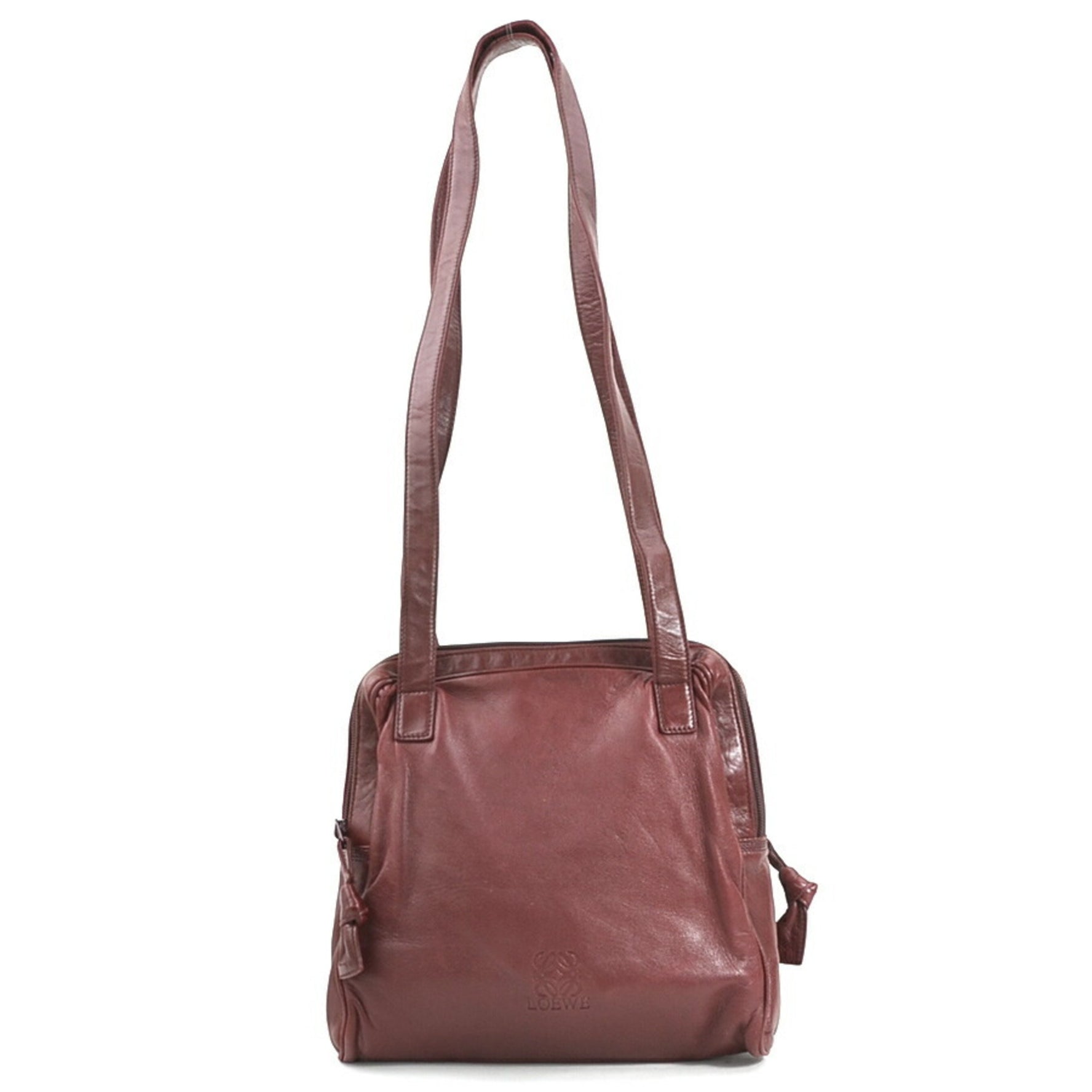 LOEWE Shoulder Bag Anagram Leather