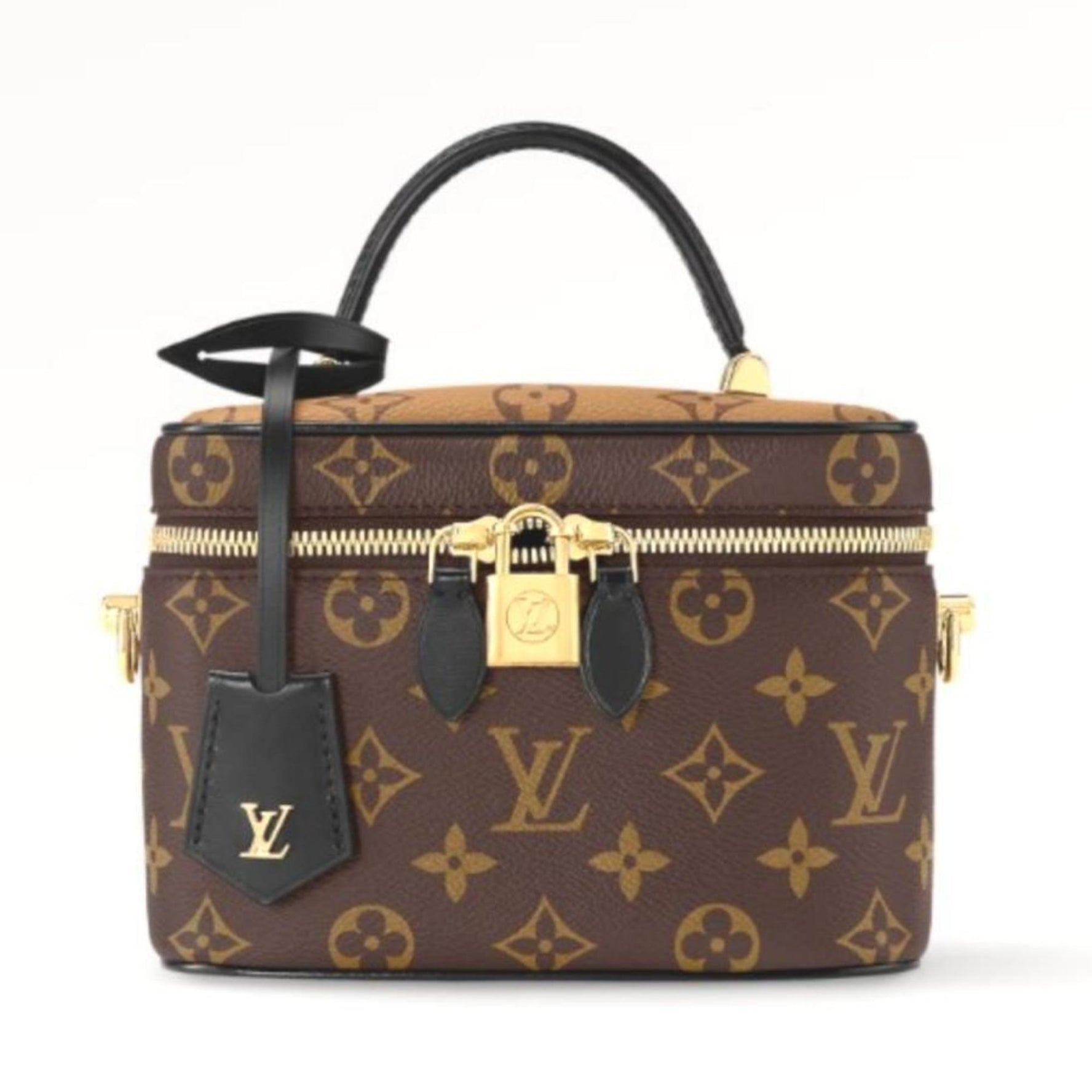 Louis Vuitton Shoulder Bag Monogram Vanity NV PM Canvas Brown LV