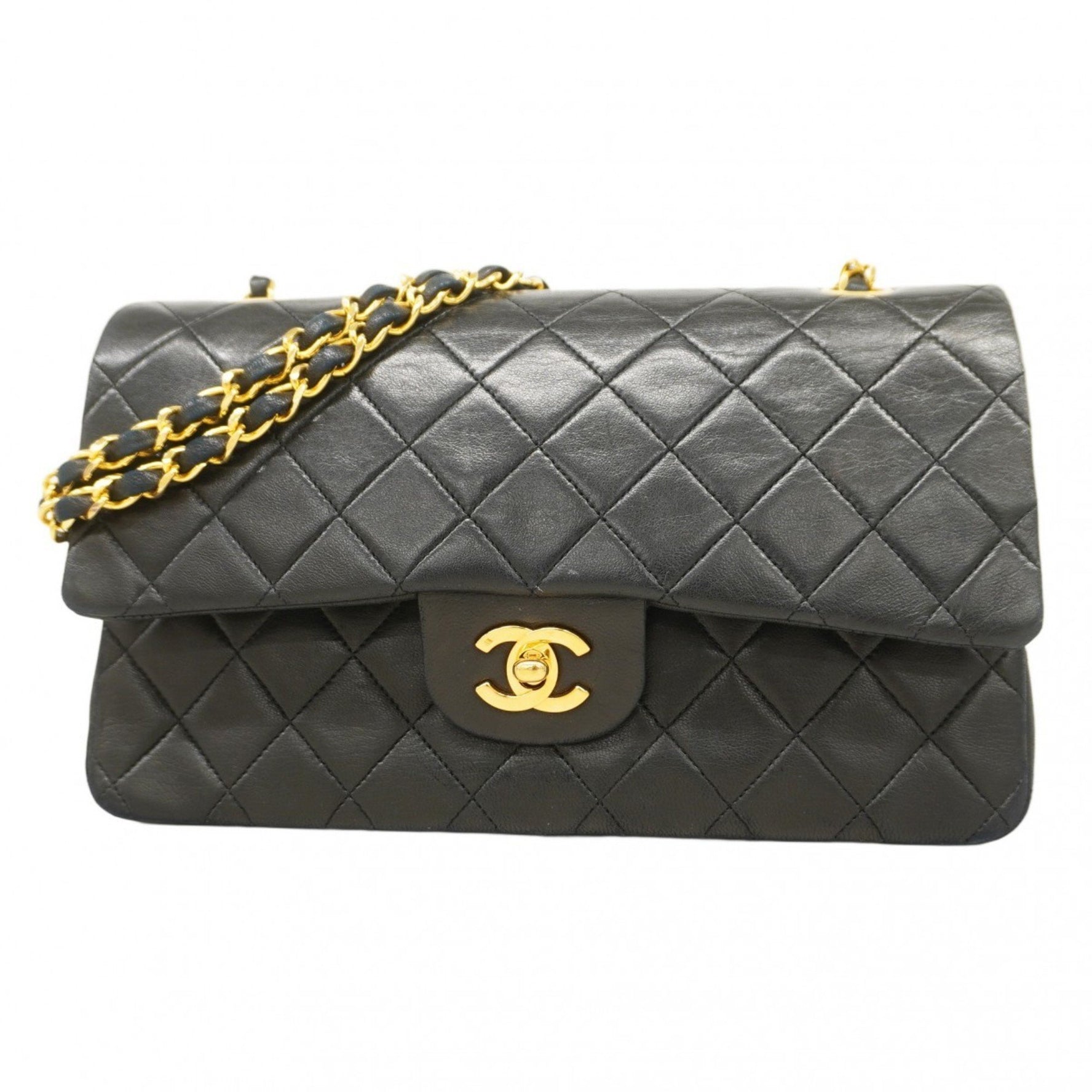 Chanel Matelasse Shoulder Bag with Double Flap and Chain, Lambskin