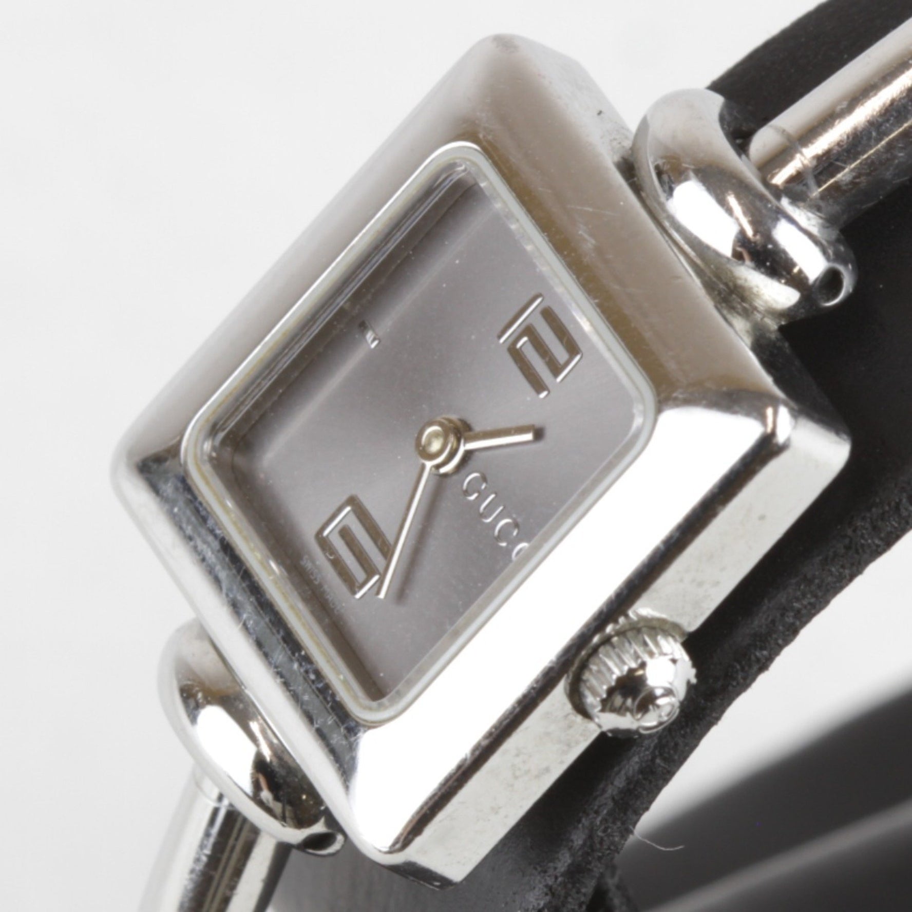 GUCCI Bangle Watch Square Quartz
