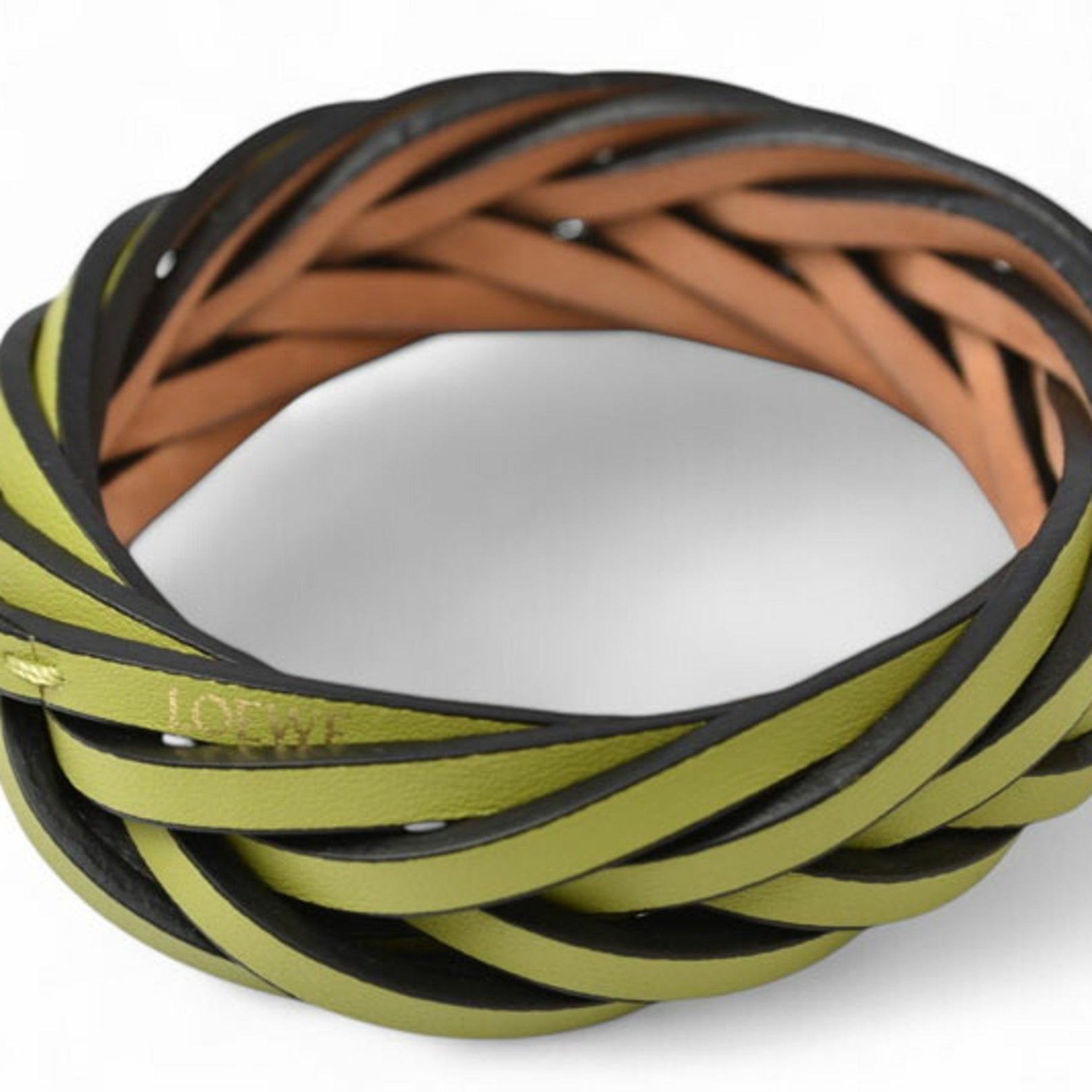 LOEWE Bracelet Bangle Braided Classic Calf