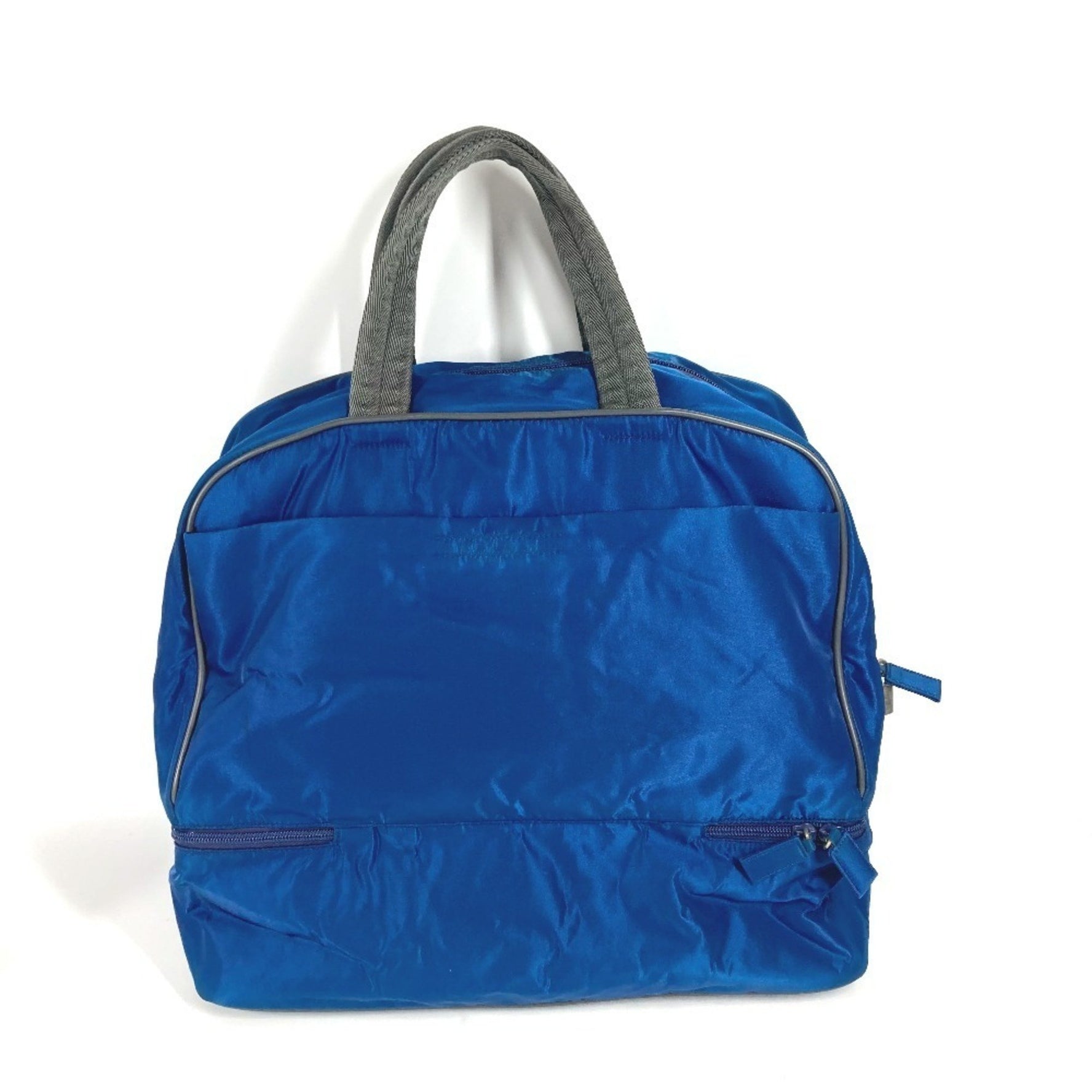 PRADA Sport Logo Travel Bag, Handbag, Boston Nylon, Men's