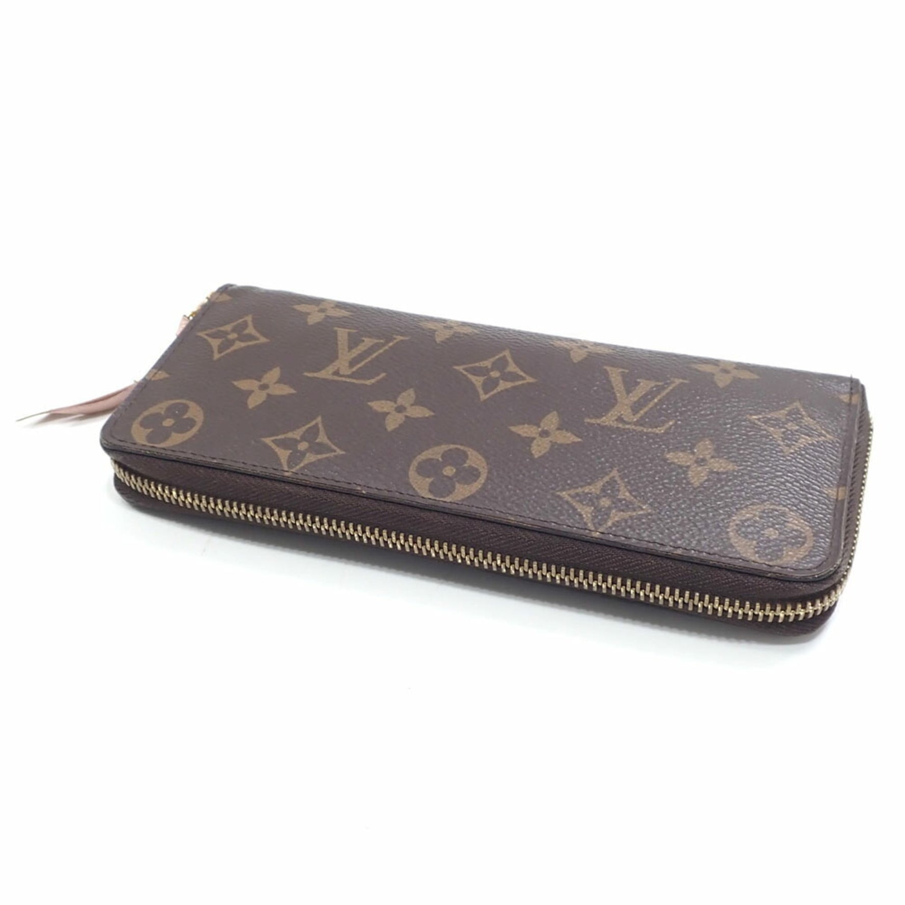 Louis Vuitton Monogram Clemence Round Long Wallet, Rose Ballerine