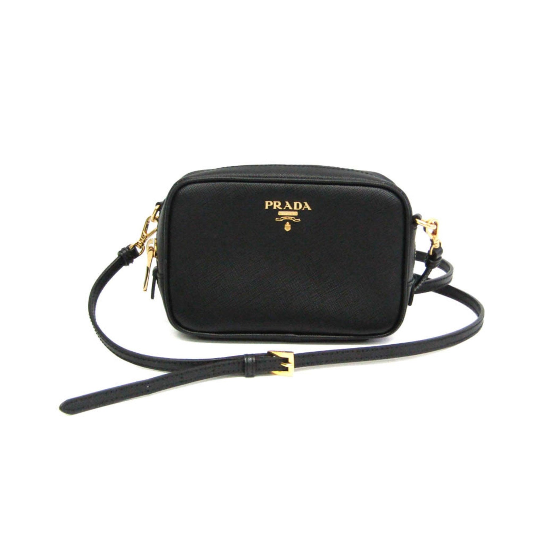 Prada Saffiano Leather Pouch,Shoulder Bag