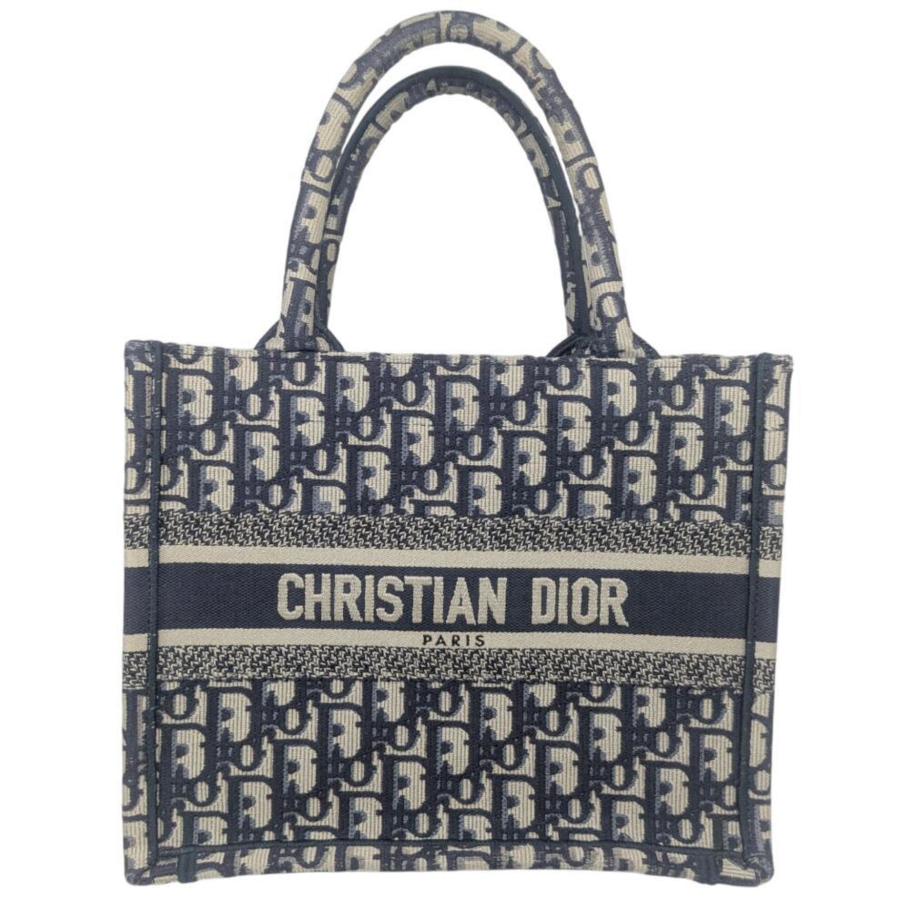 Christian Dior Book Tote Small Canvas Bag, and Beige, Men's Handbag