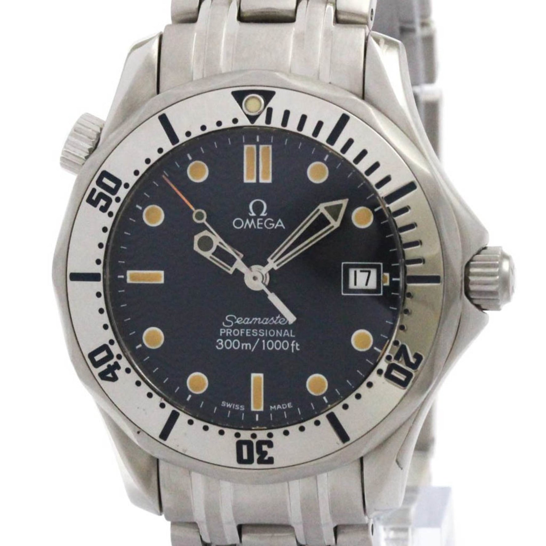 OMEGA Seamaster Professional Steel Mid Size Watch 2562.80 Polished