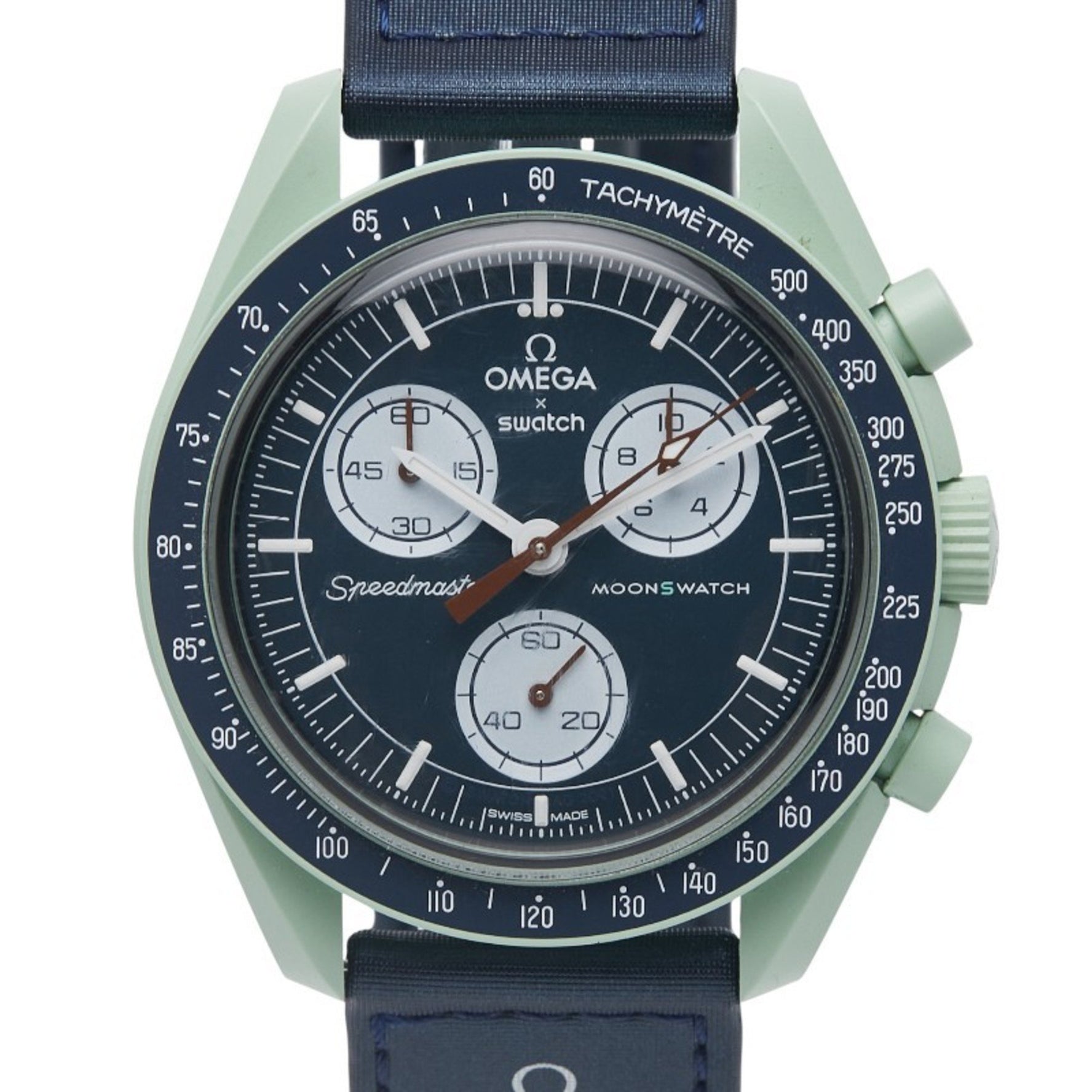 OMEGA x Swatch MoonSwatch Mission on Earth Watch Quartz Navy Dial Ceramic Nylon