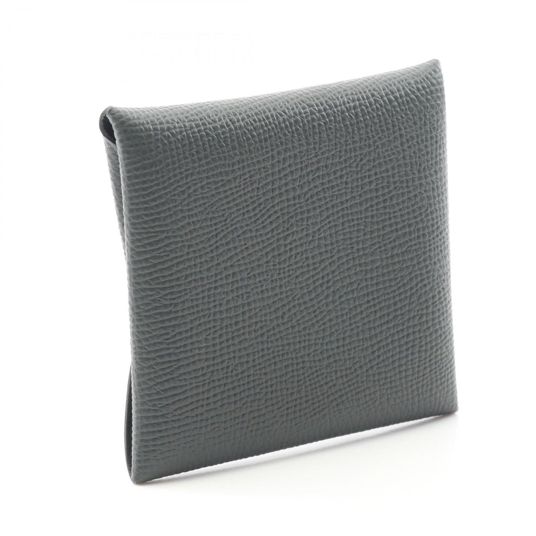 Hermes Hermès Bastia Vert Mangrove Wallet/Coin Case, Epsom Leather