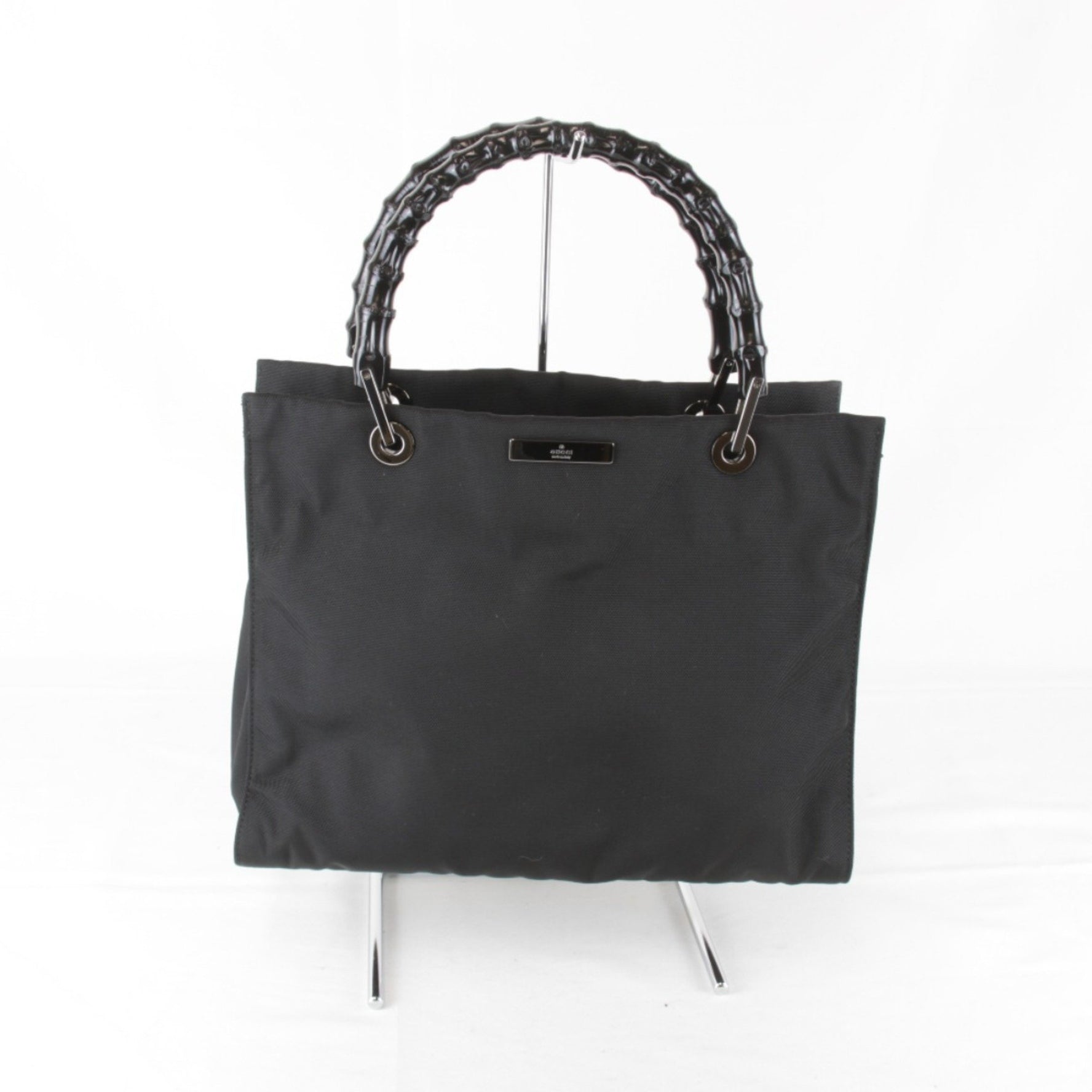 GUCCI 002・1016・002865 Shoulder bag tote Nylon Bamboo