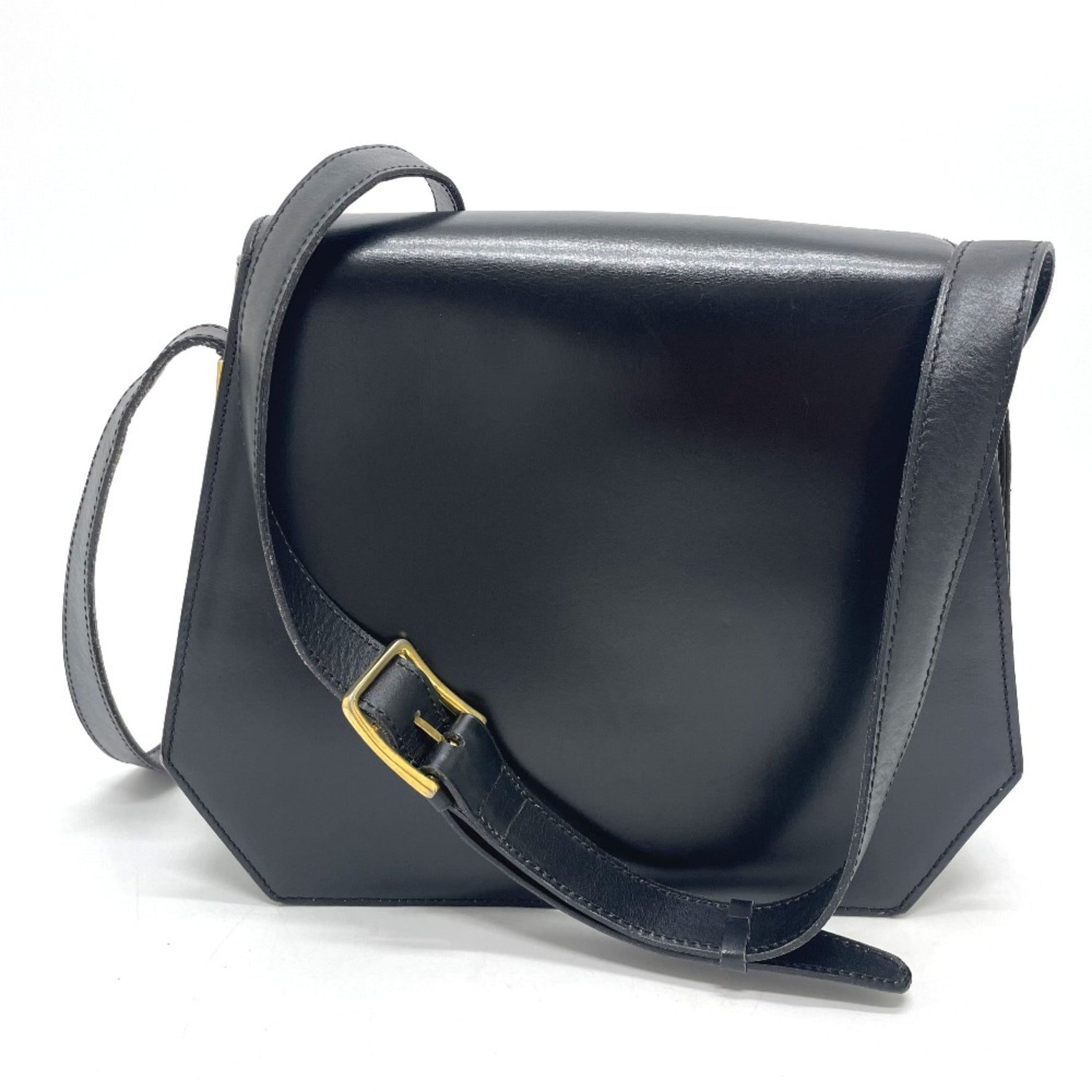 CELINE logo Bag Crossbody Shoulder Bag GoldHardware
