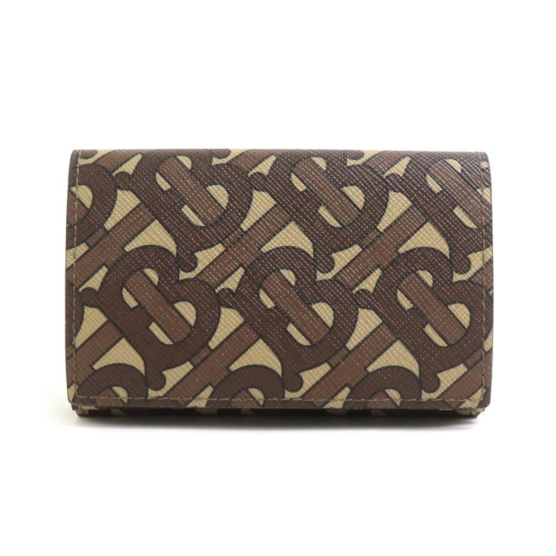 Burberry Tri-fold Wallet Coated Canvas Men's