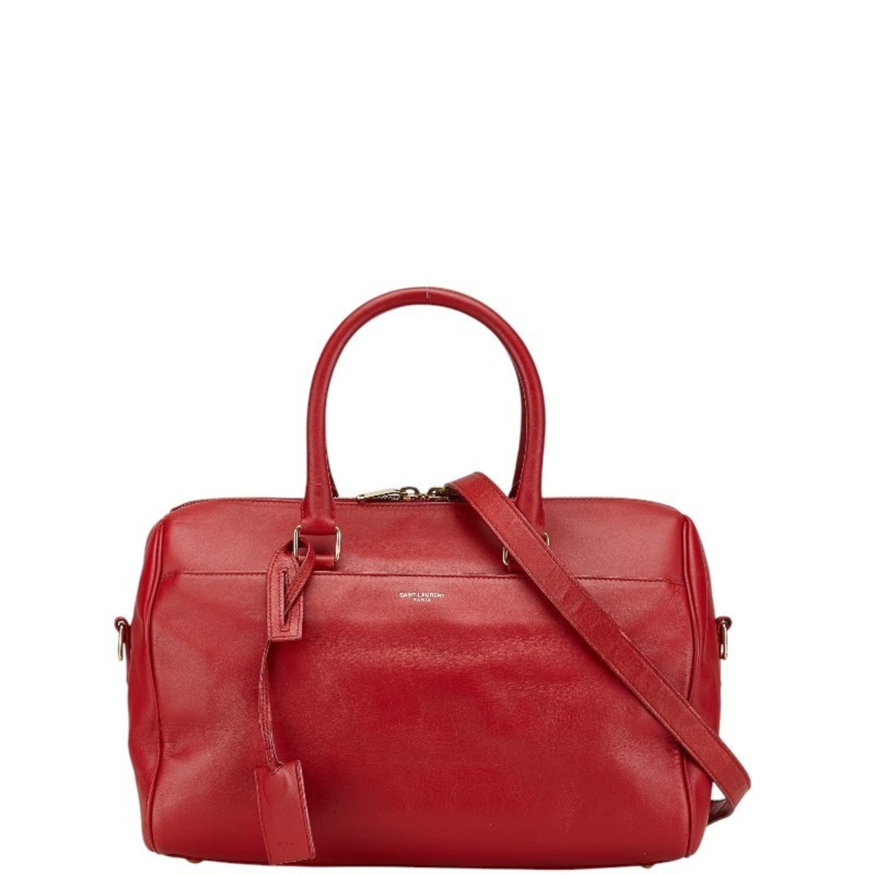 Saint Laurent handbag shoulder bag red leather