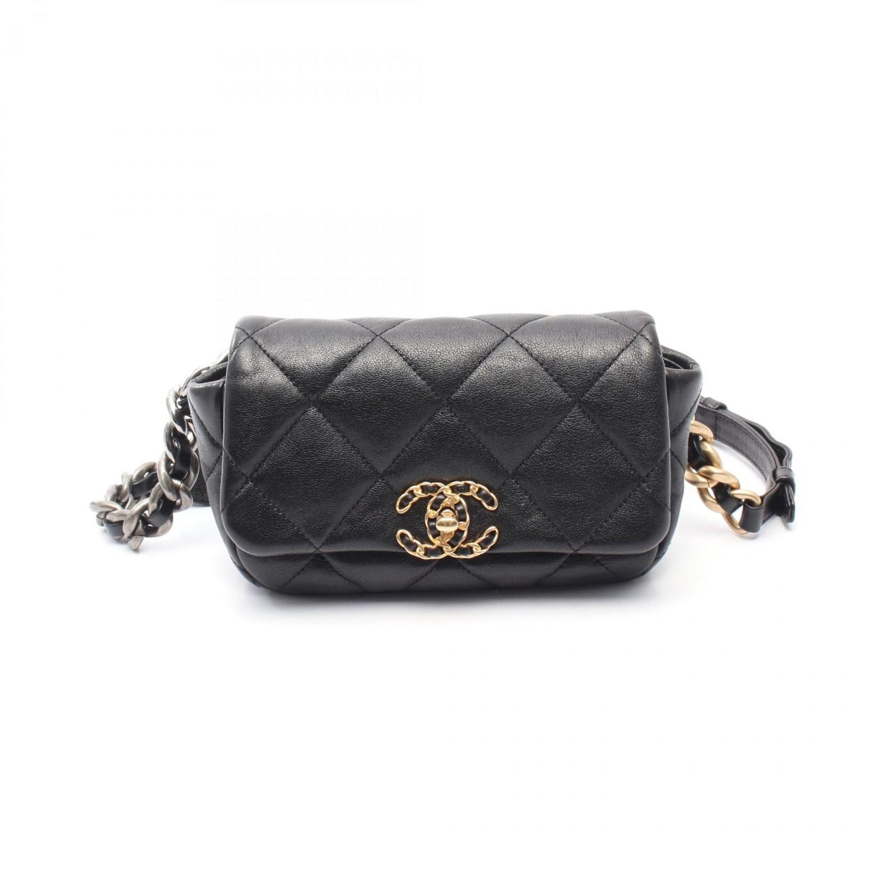 CHANEL Matelasse Waist Bag Leather