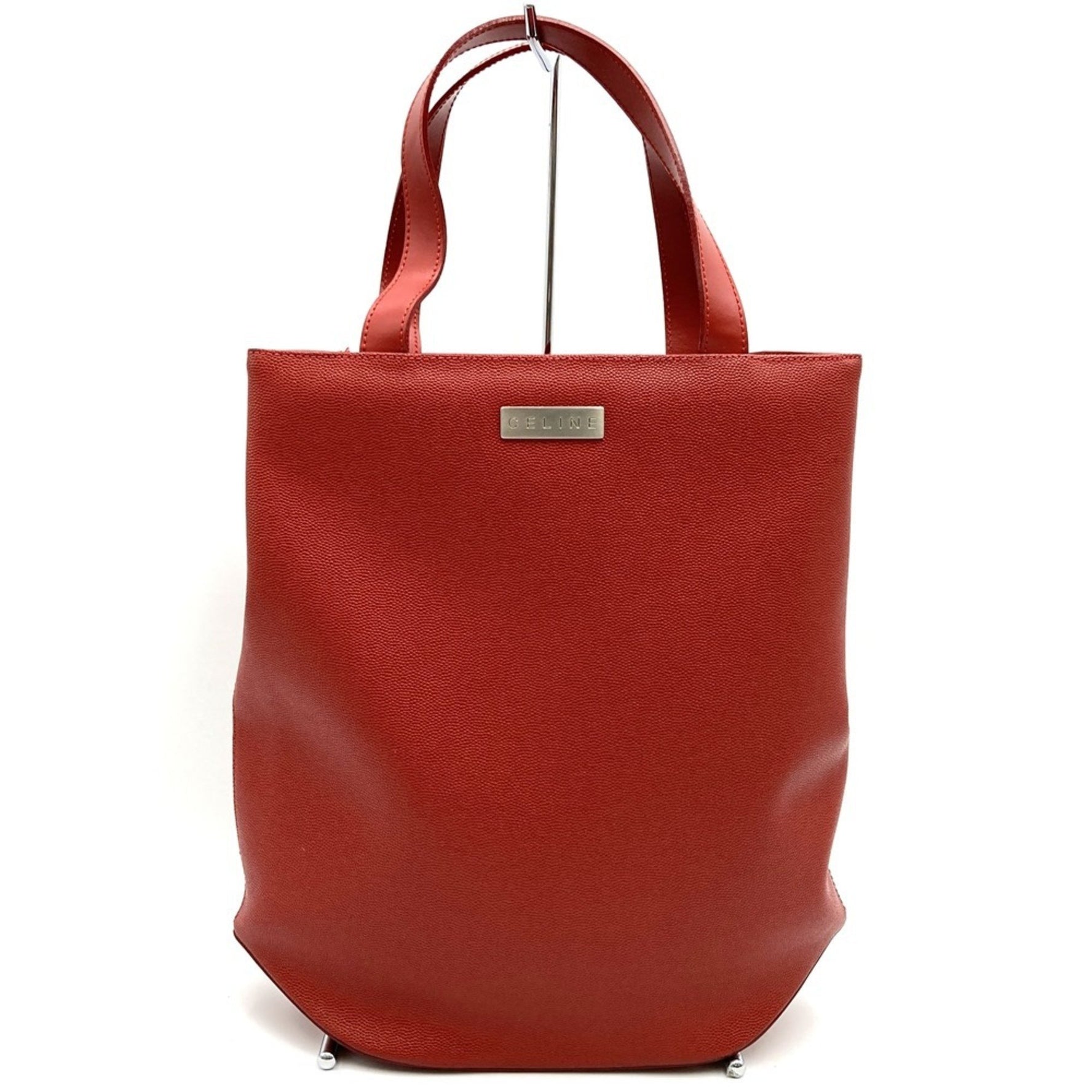 CELINE 00 1 handbag red leather ladies