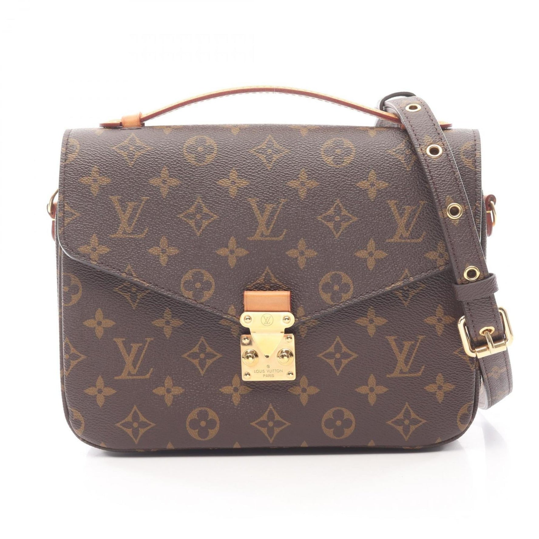 Louis Vuitton Metis MM Monogram Pochette Handbag in Coated Canvas and Leather