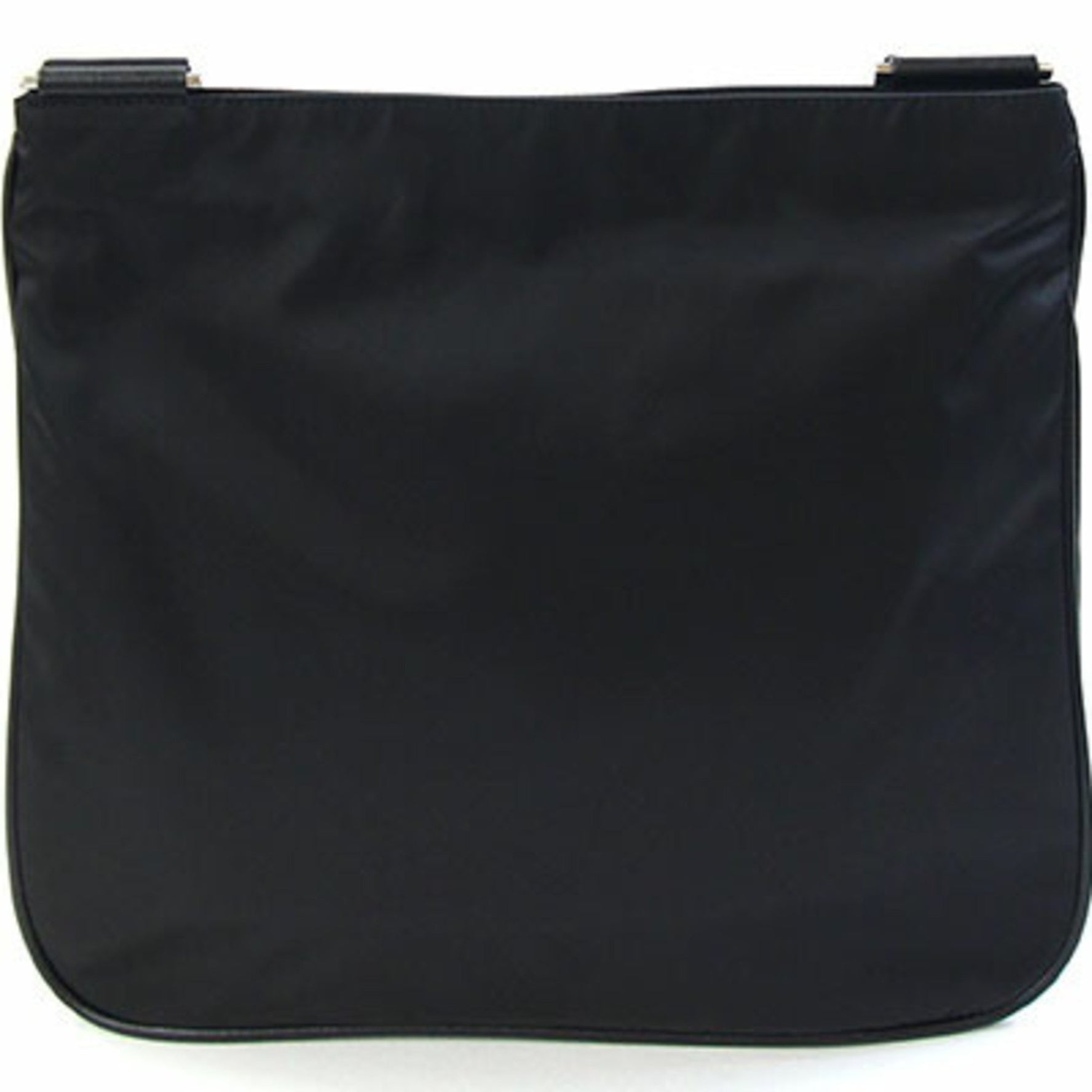 Prada Shoulder Bag 2VH563 Black Nylon Leather Women's Men's PRADA