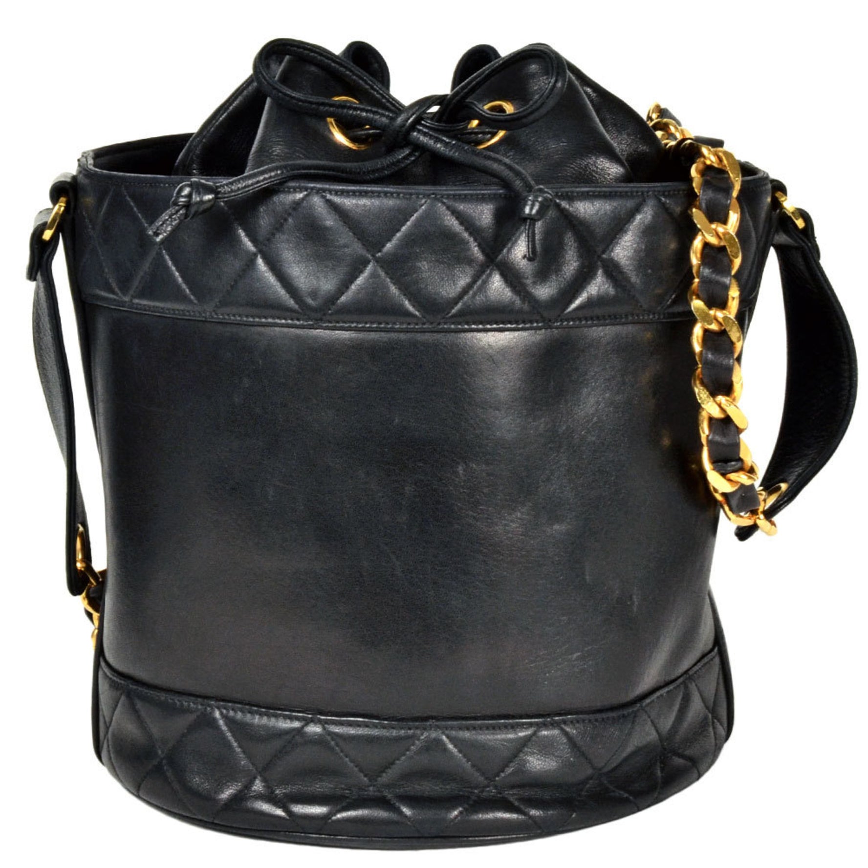 CHANEL Matelasse style chain shoulder bag lambskin Coco mark