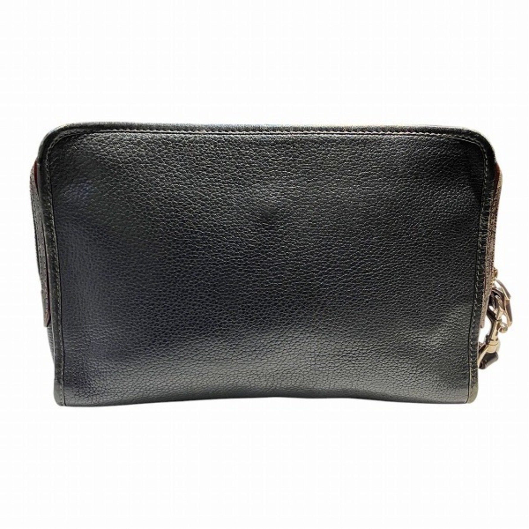 LOEWE Anagram Leather Clutch Bag