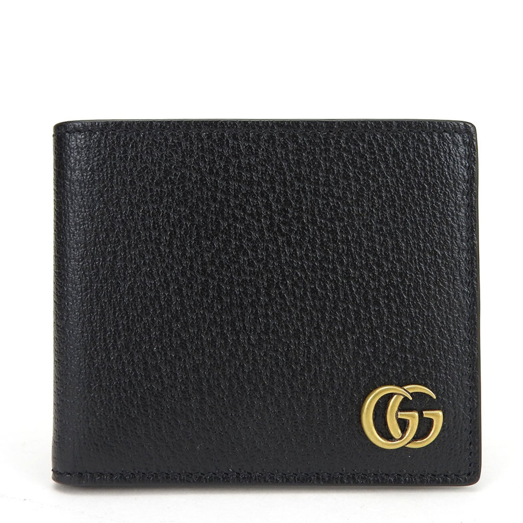 Gucci Wallet GG Marmont Leather Business Card Holder/Card Case Bifold Men's
